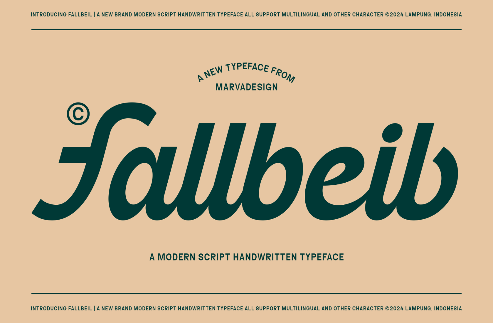 Fallbeil - Modern Script Typeface — image 1