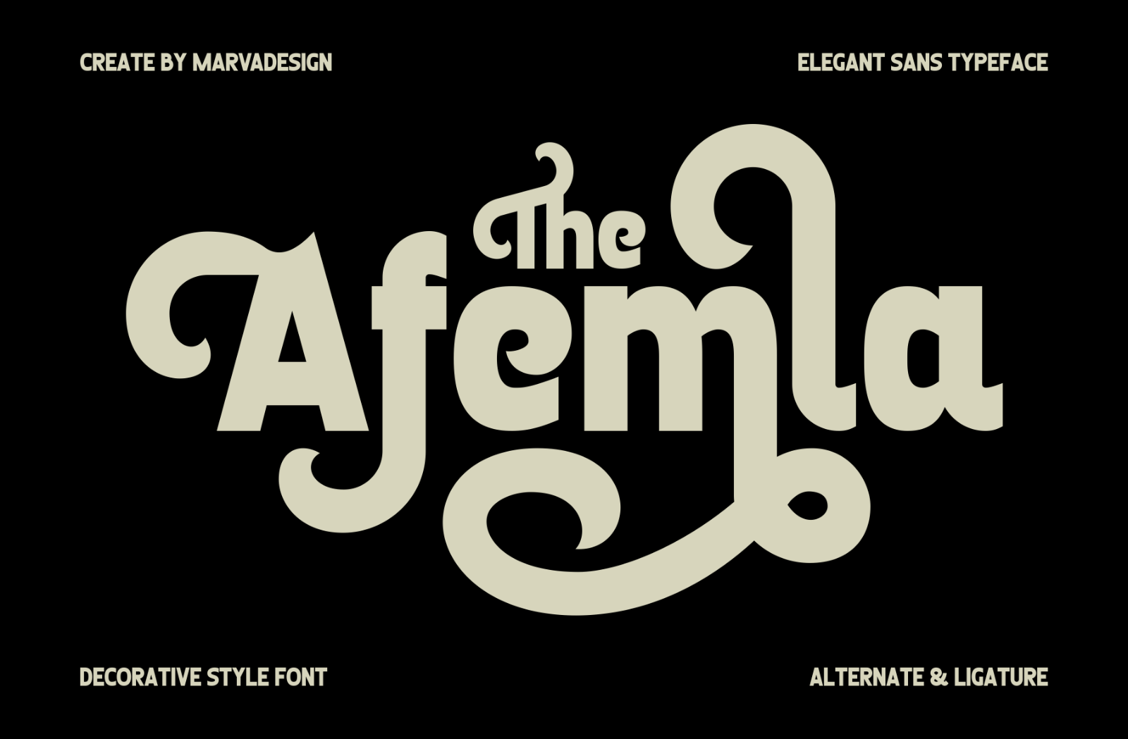 Afemla Font — image 1