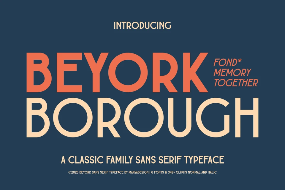 Beyork - A Classic Sans Serif Font