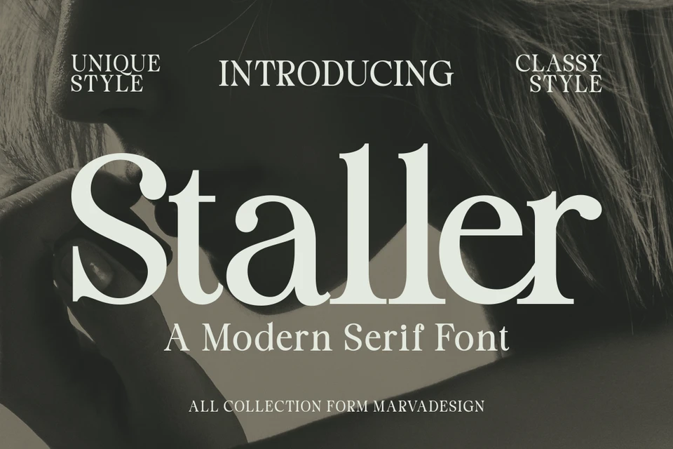 Staller - A Modern Beauty Font