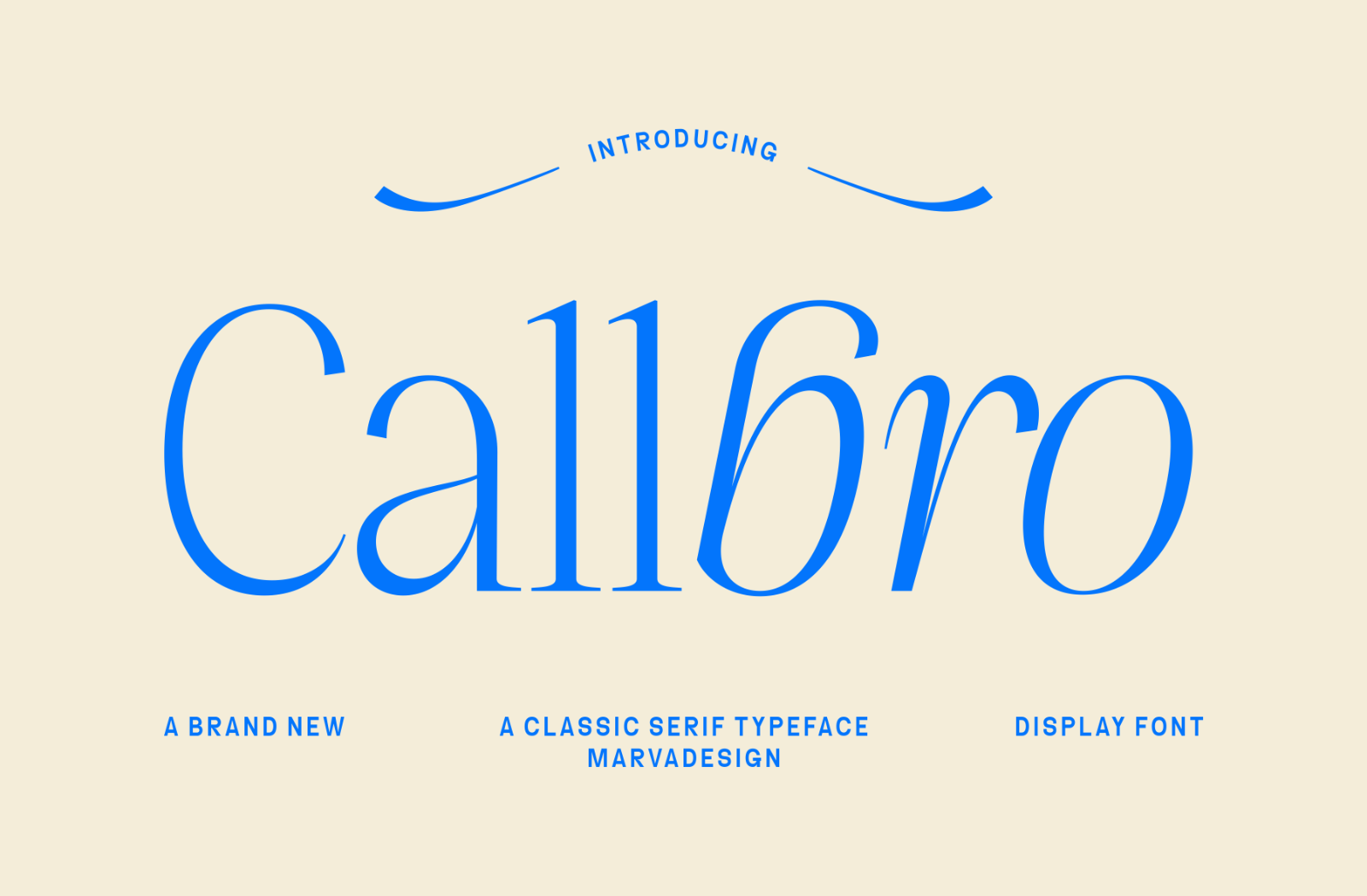 Callbro - Elegant Serif Font — image 1