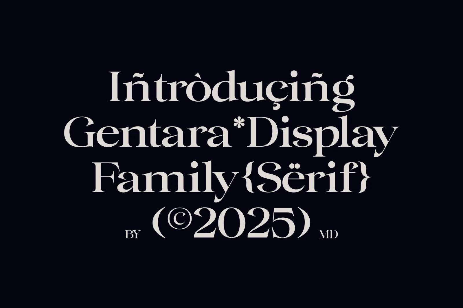 Gentara - Family Serif — image 1