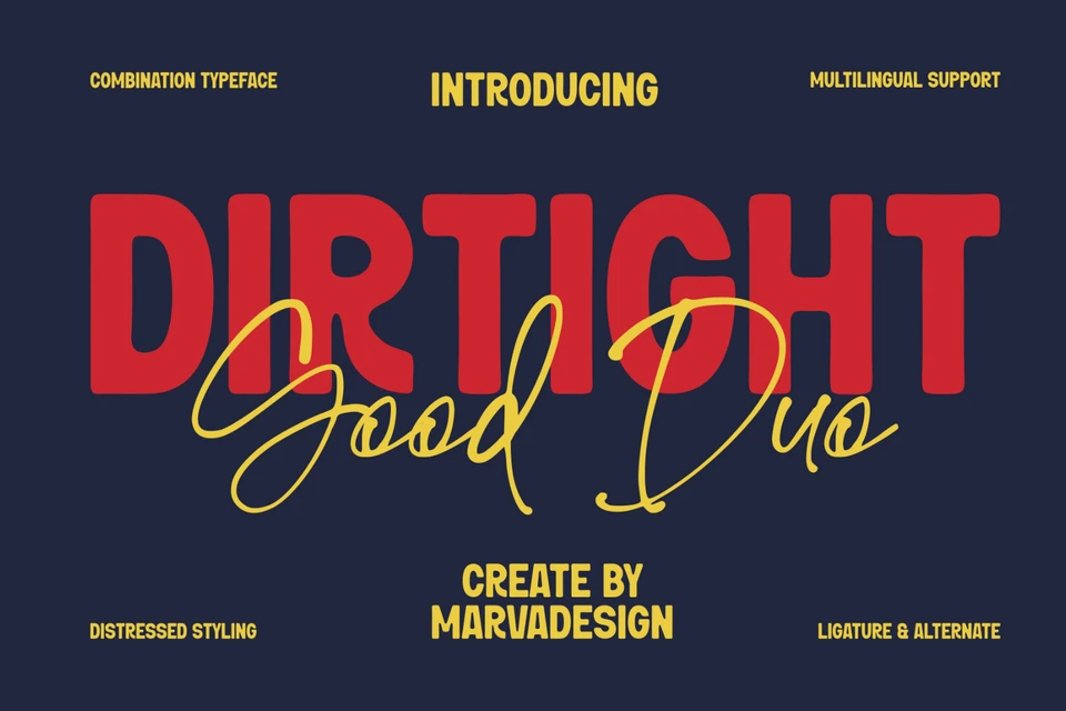 Dirtight - Duo Font