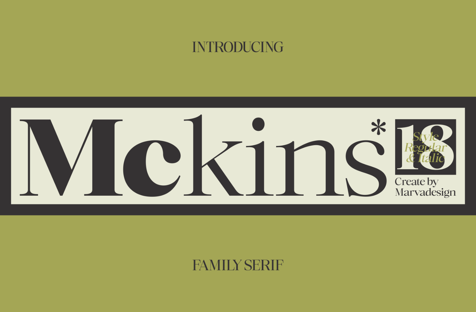 Mckins - Family Serif Font — image 1
