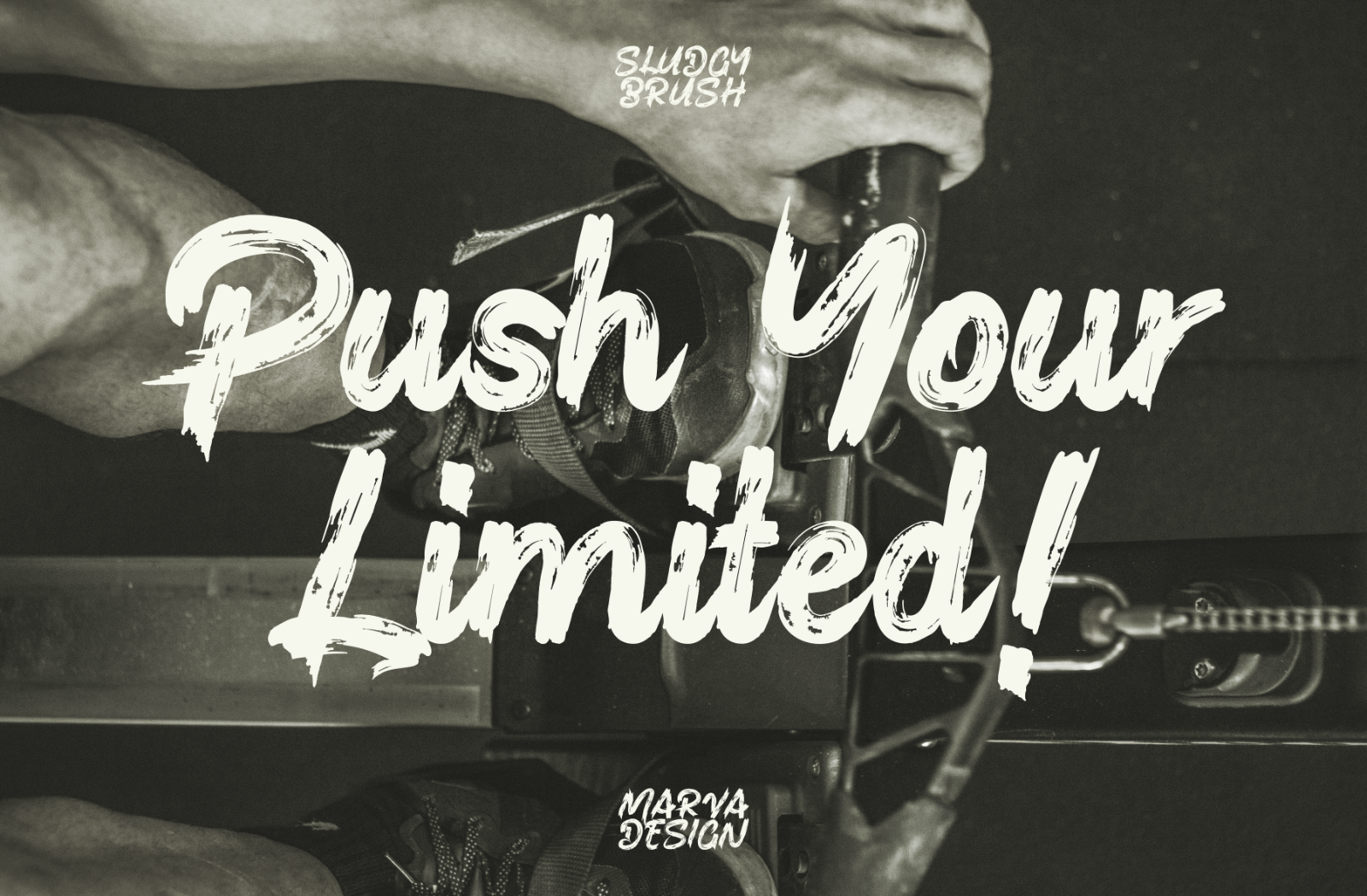 Sludgy Brush - Script Font — image 3