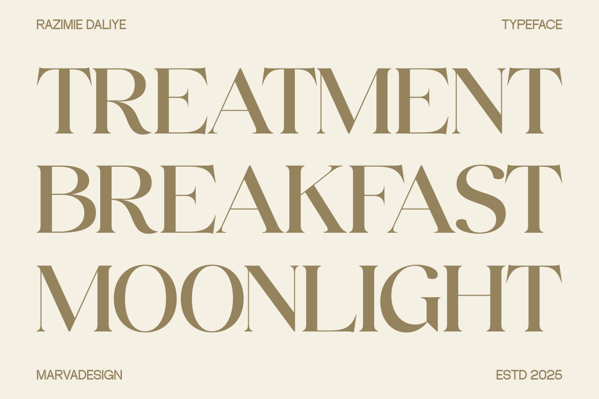 Razimie Daliye - Display Serif Font — image 4