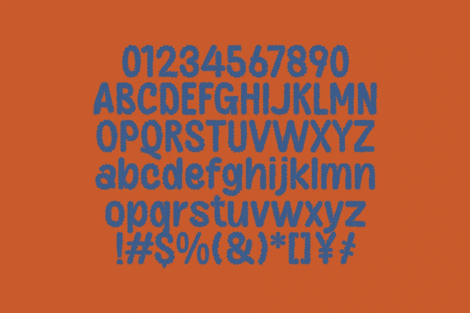 Banso Fuzzy Font — image 5