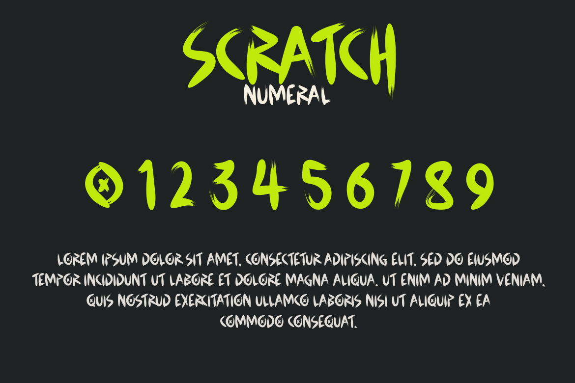 Scratch - A Modern Handbrush Font — image 7
