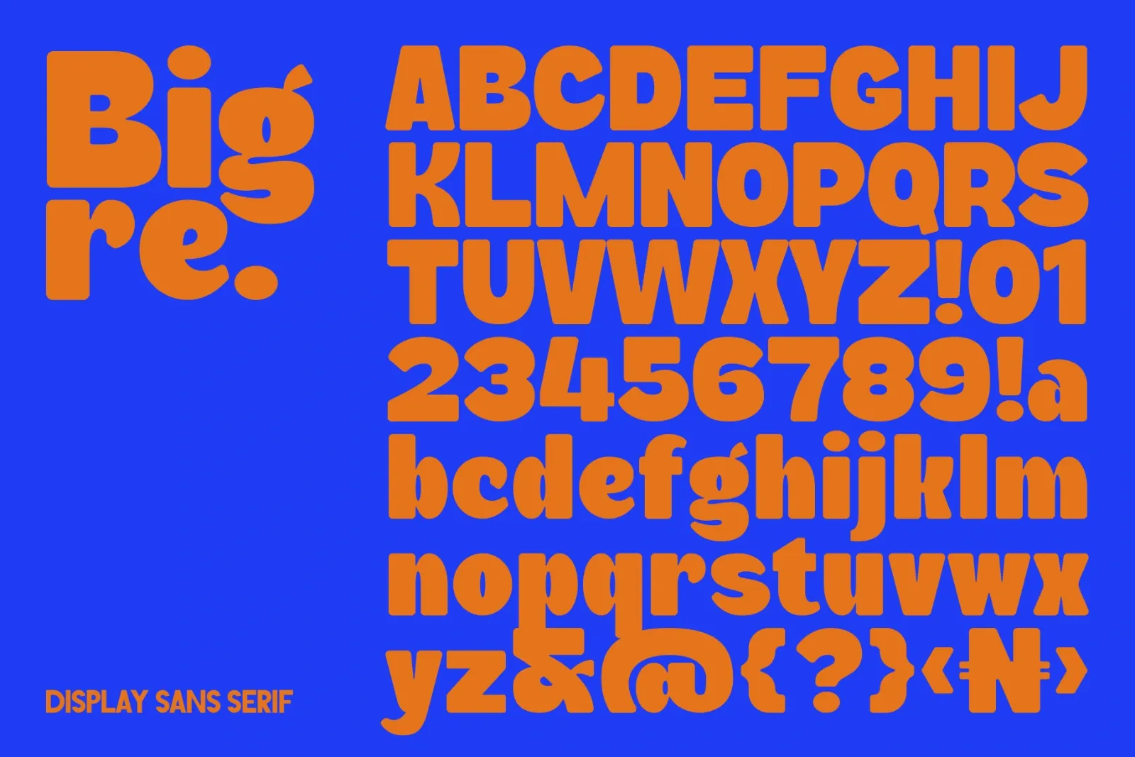 Bigre - Bold Display Sans — image 9