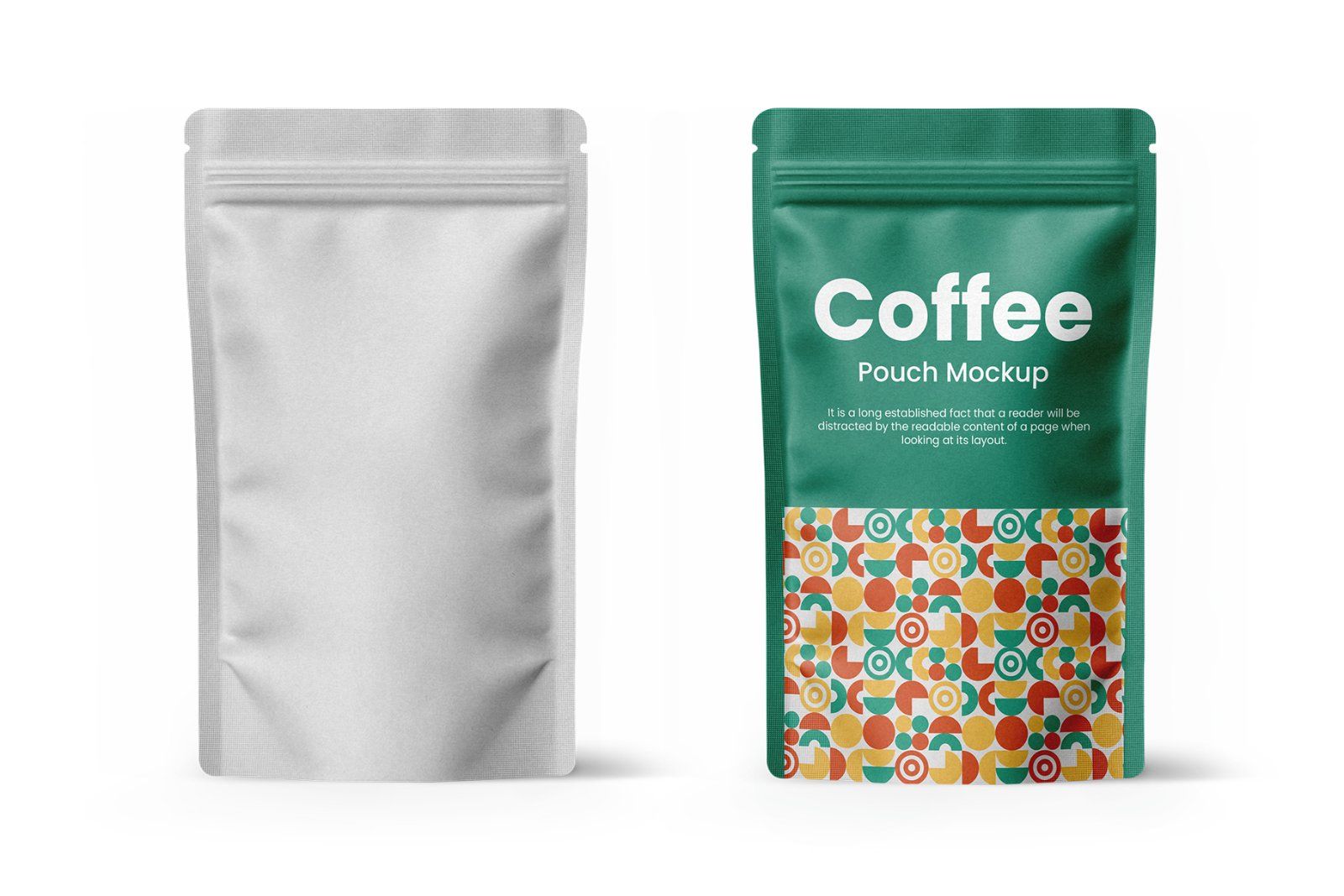Coffee Pouch Mockup