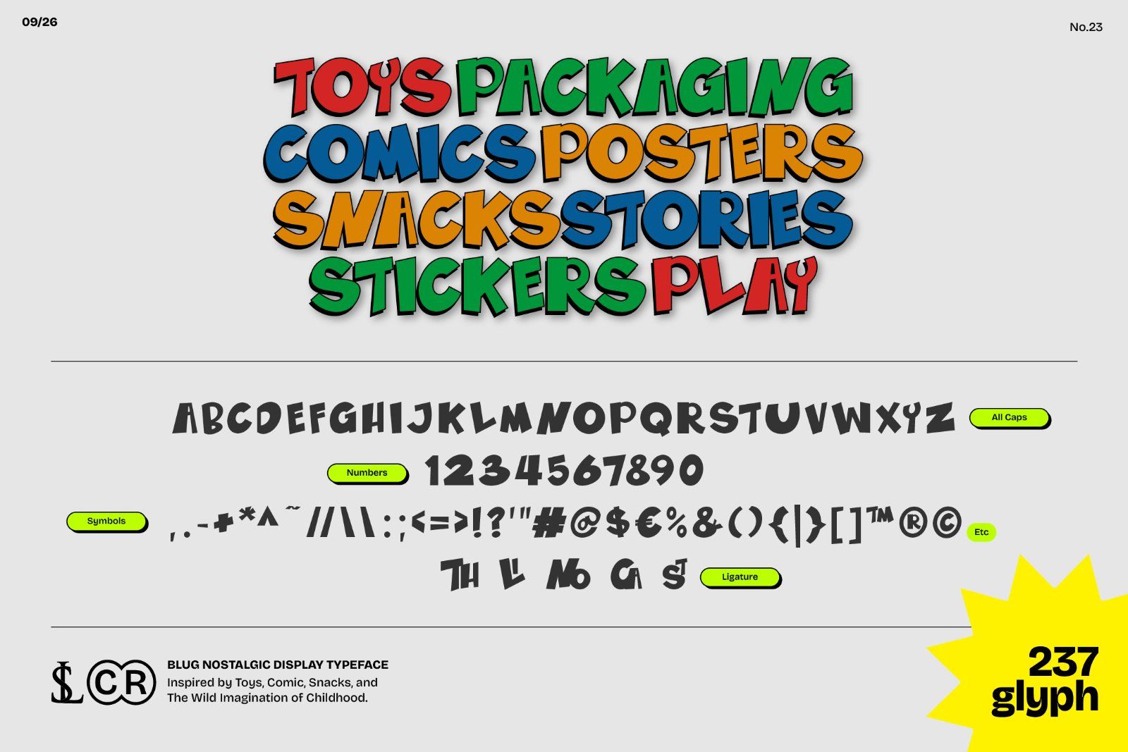 Blug Display Typeface — image 2