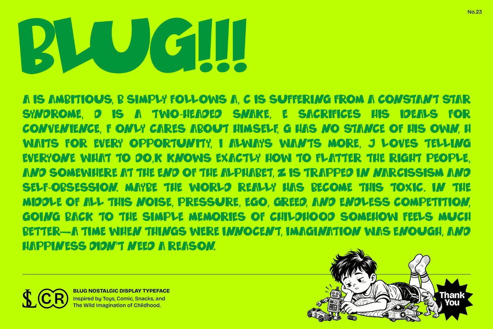 Blug Display Typeface — image 5