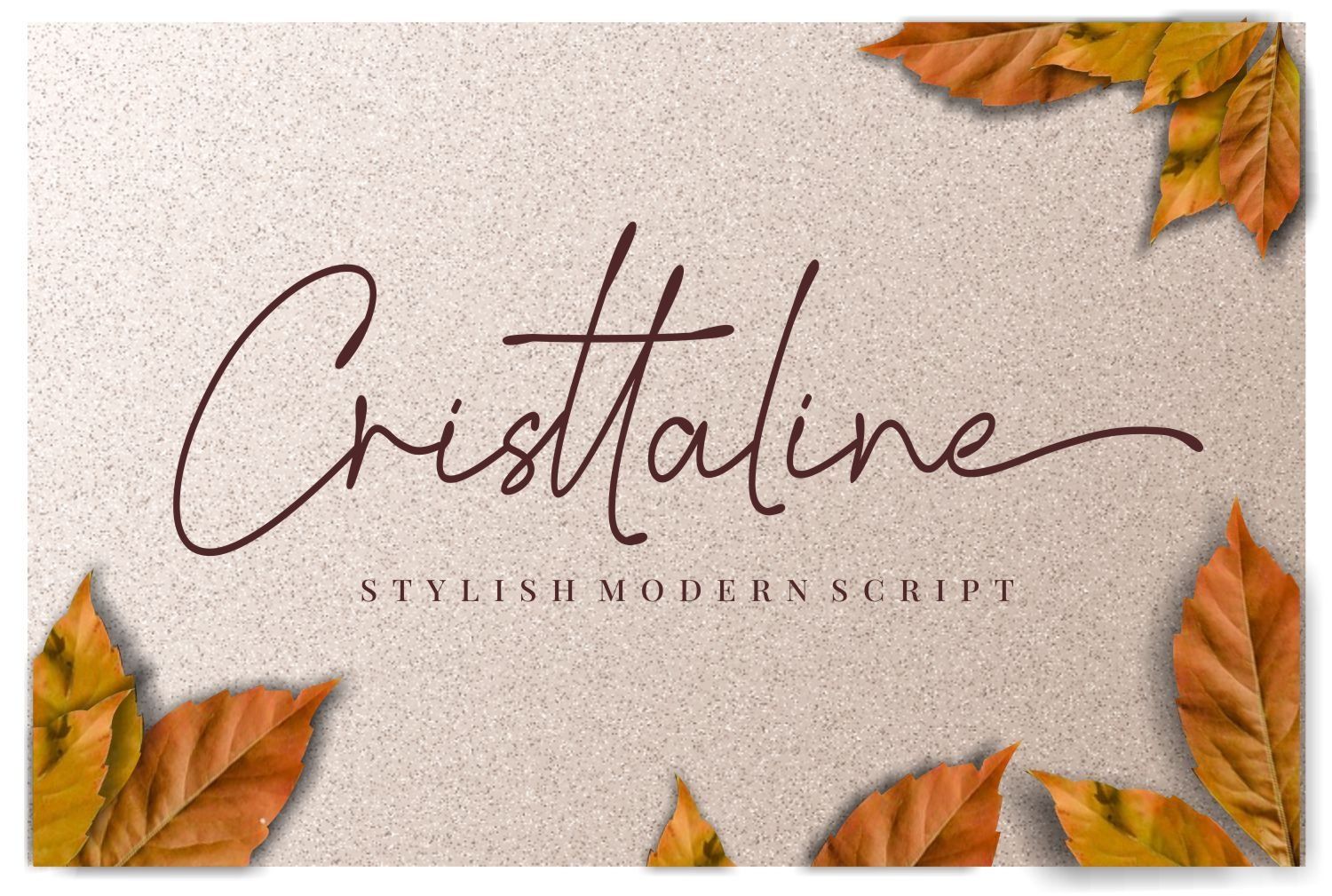 Cristtaline | Simple Modern Script — image 1