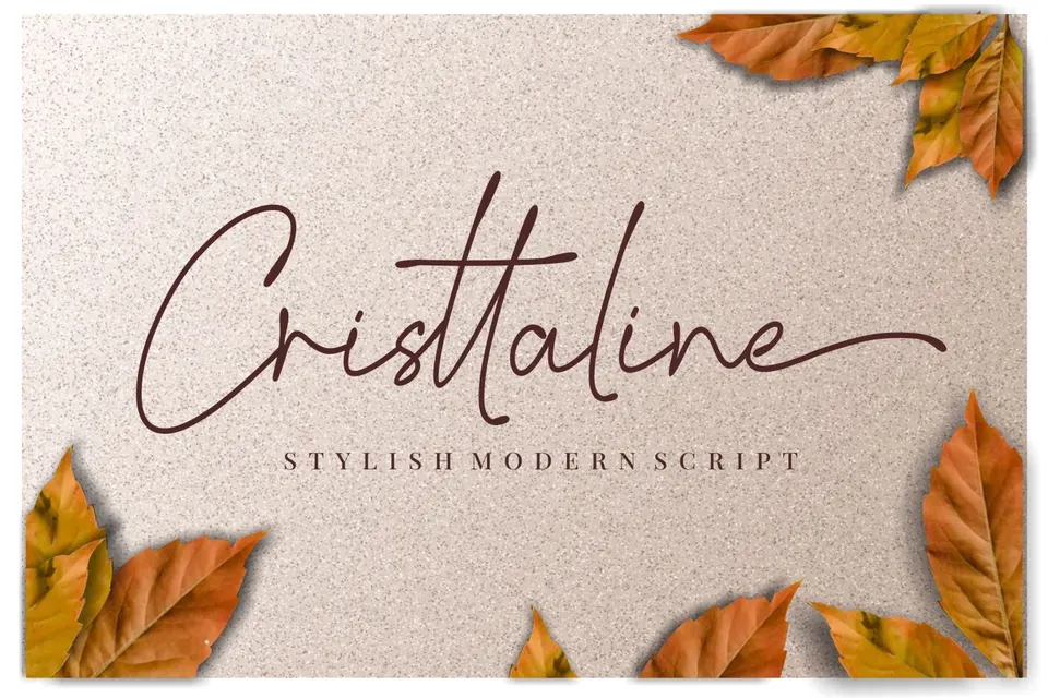 Cristtaline | Simple Modern Script