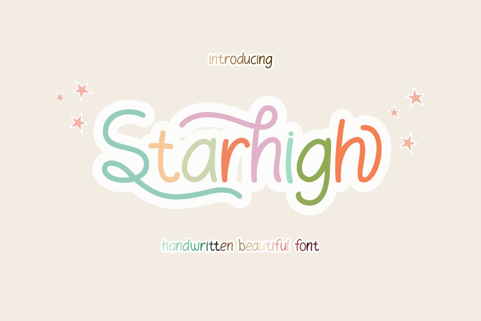 Starhigh - Cute Handwritten Font — image 1