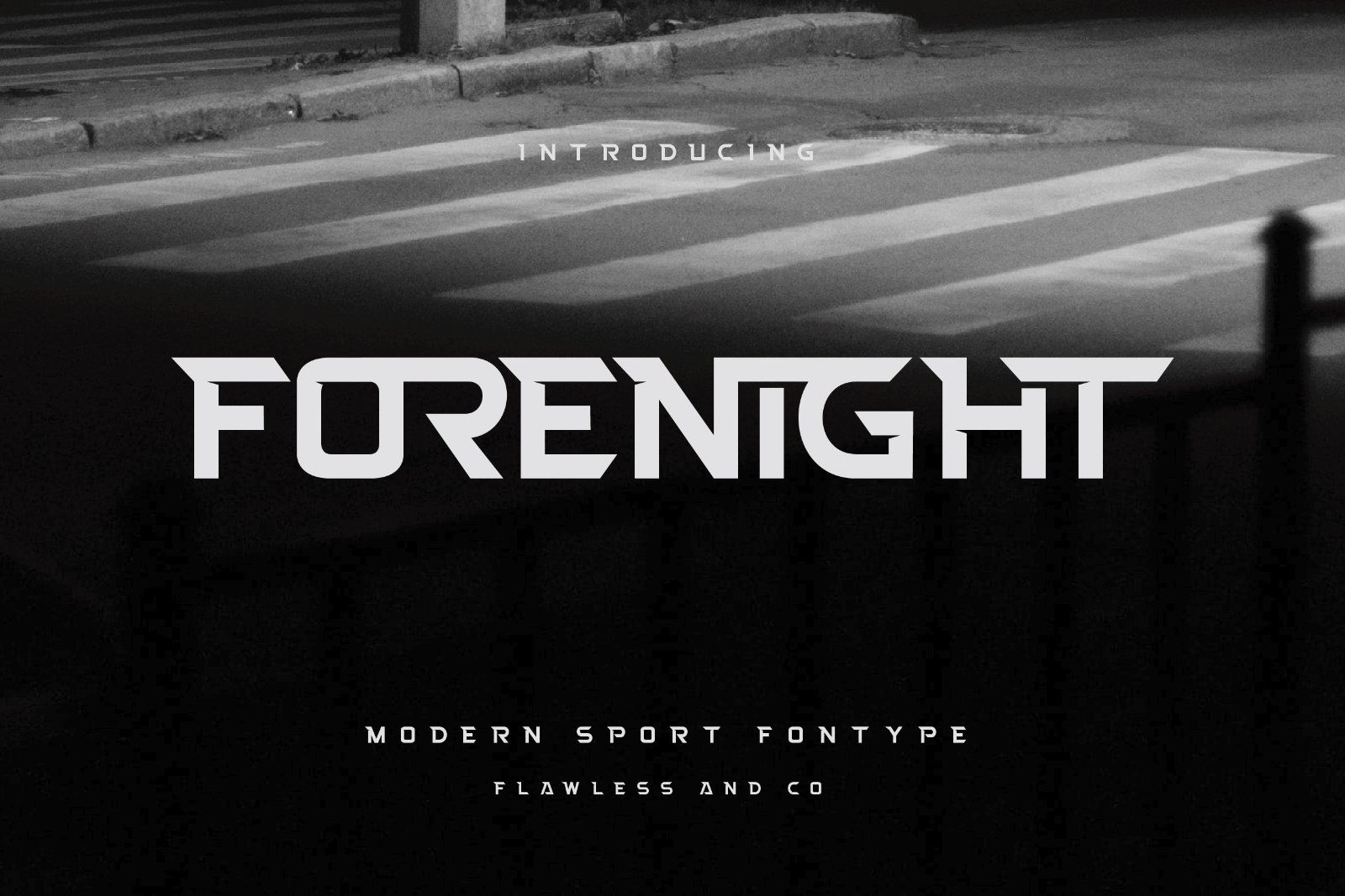 Forenight - Modern Sport Display Font — image 1