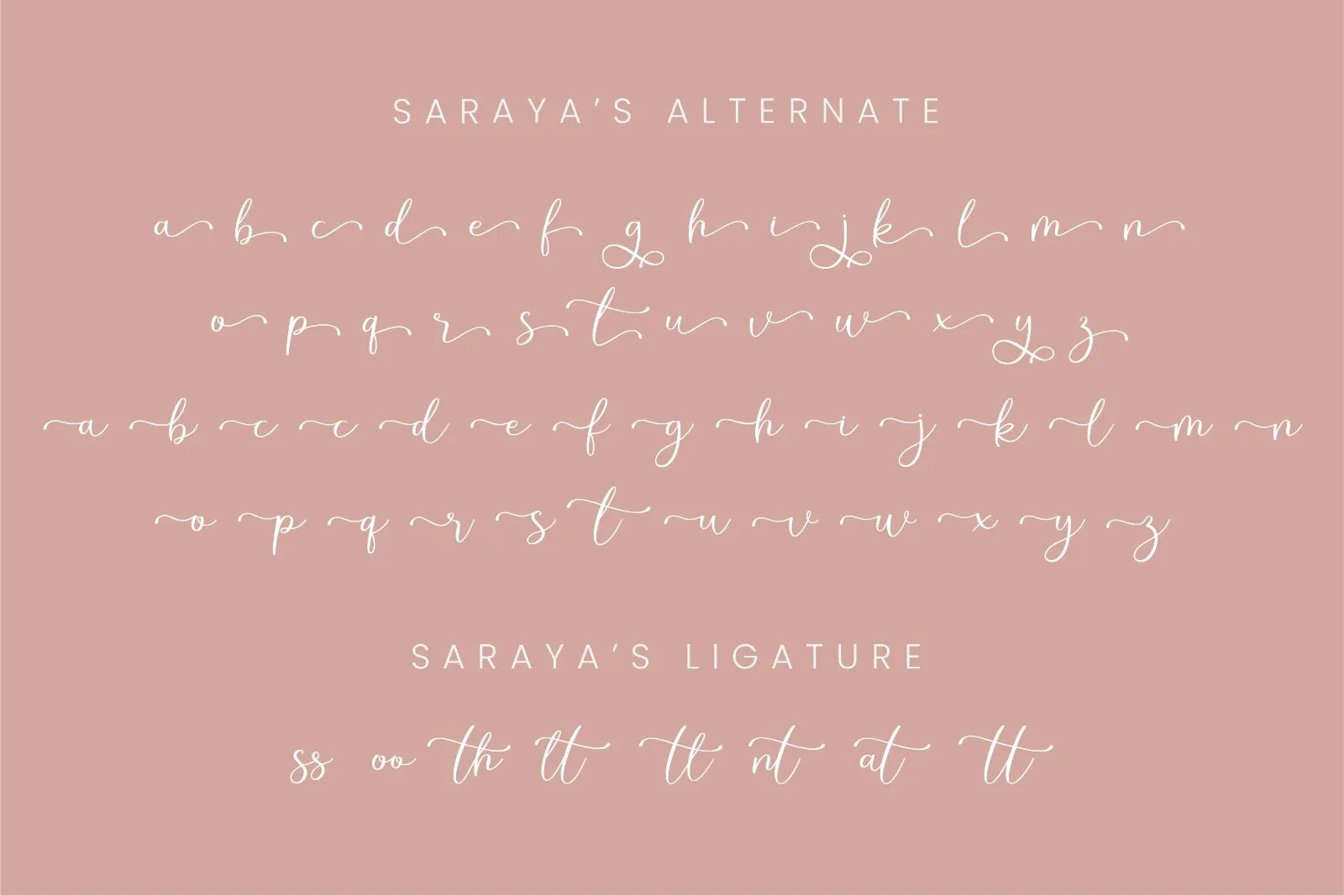 Saraya - Handwritten Script Font — image 10