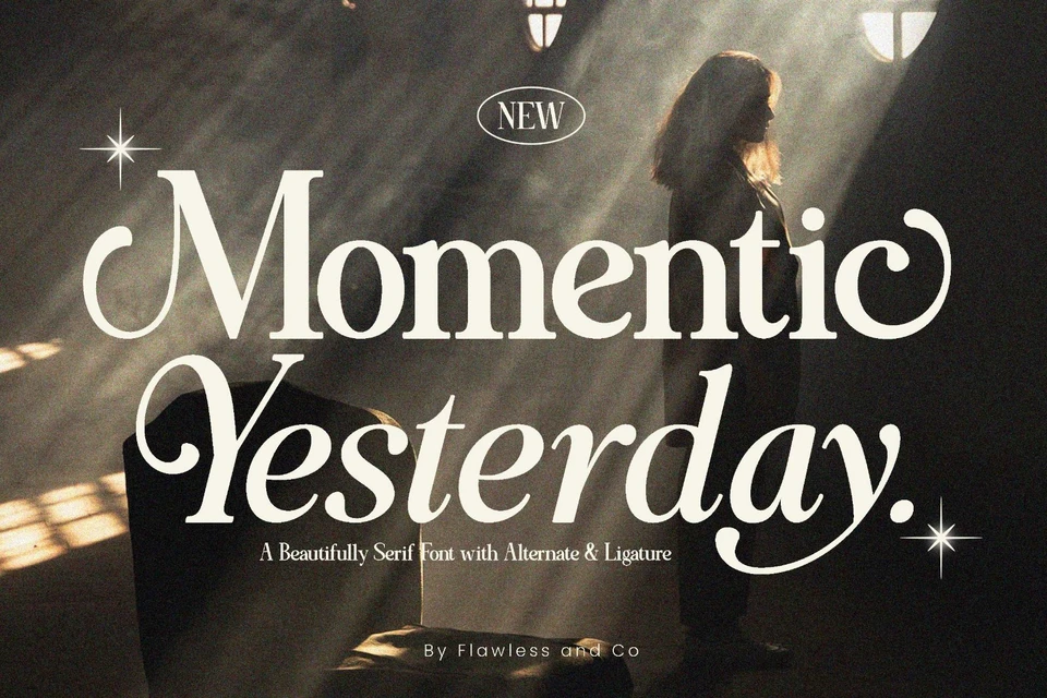 Momentic Yesterday - Beautiful Serif Font