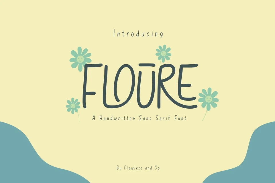 Floure - Handwritten Sans Font