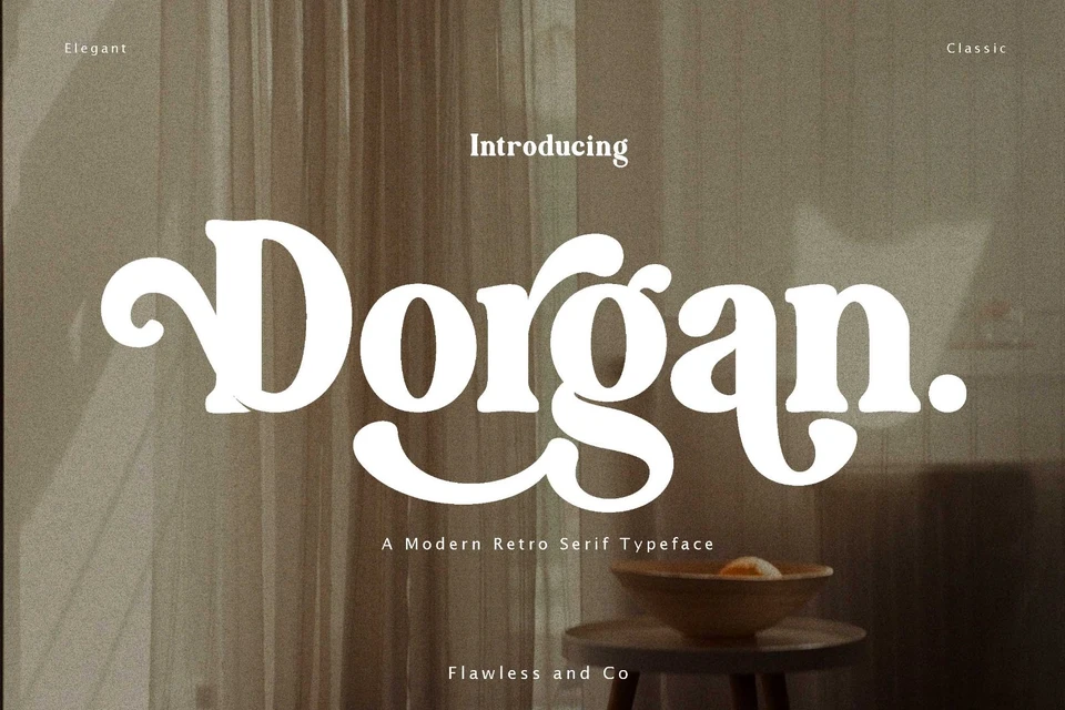 Dorgan - Modern Retro Serif Font