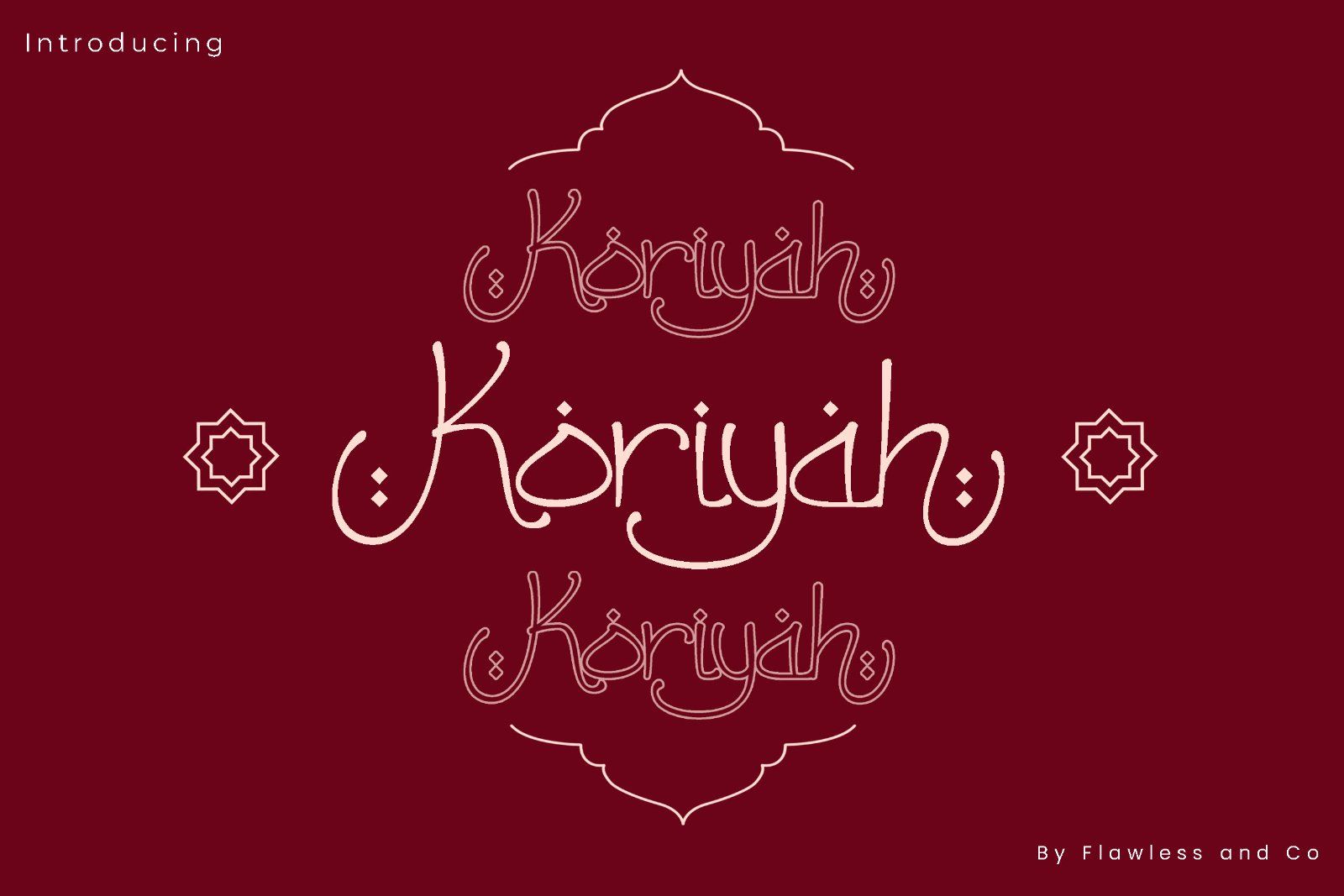 Koriyah - Arabic Display Font — image 1