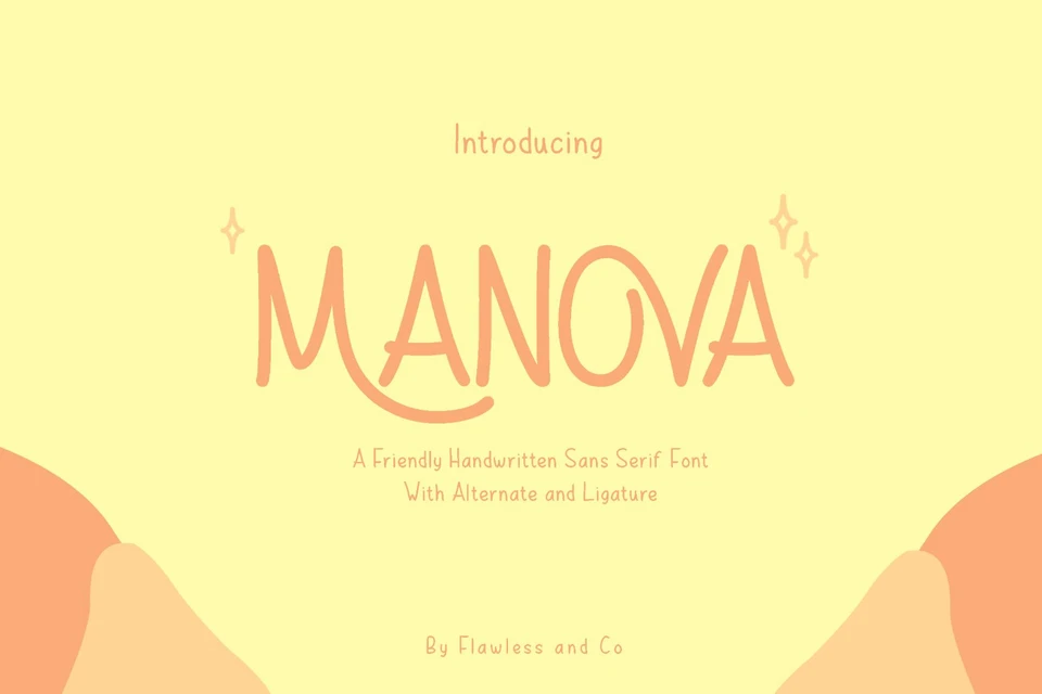Manova - Friendly Handwritten Font