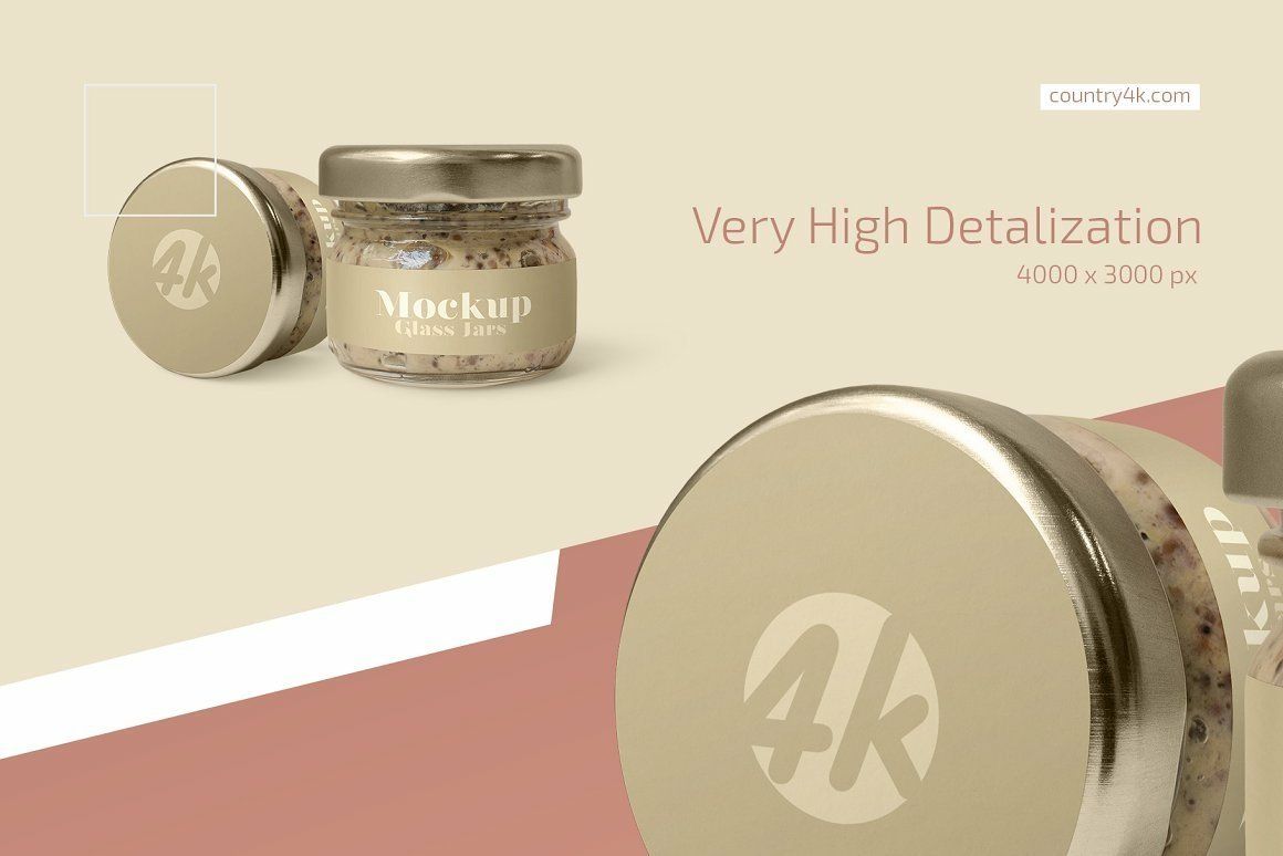 Glass Jars Mockup Set