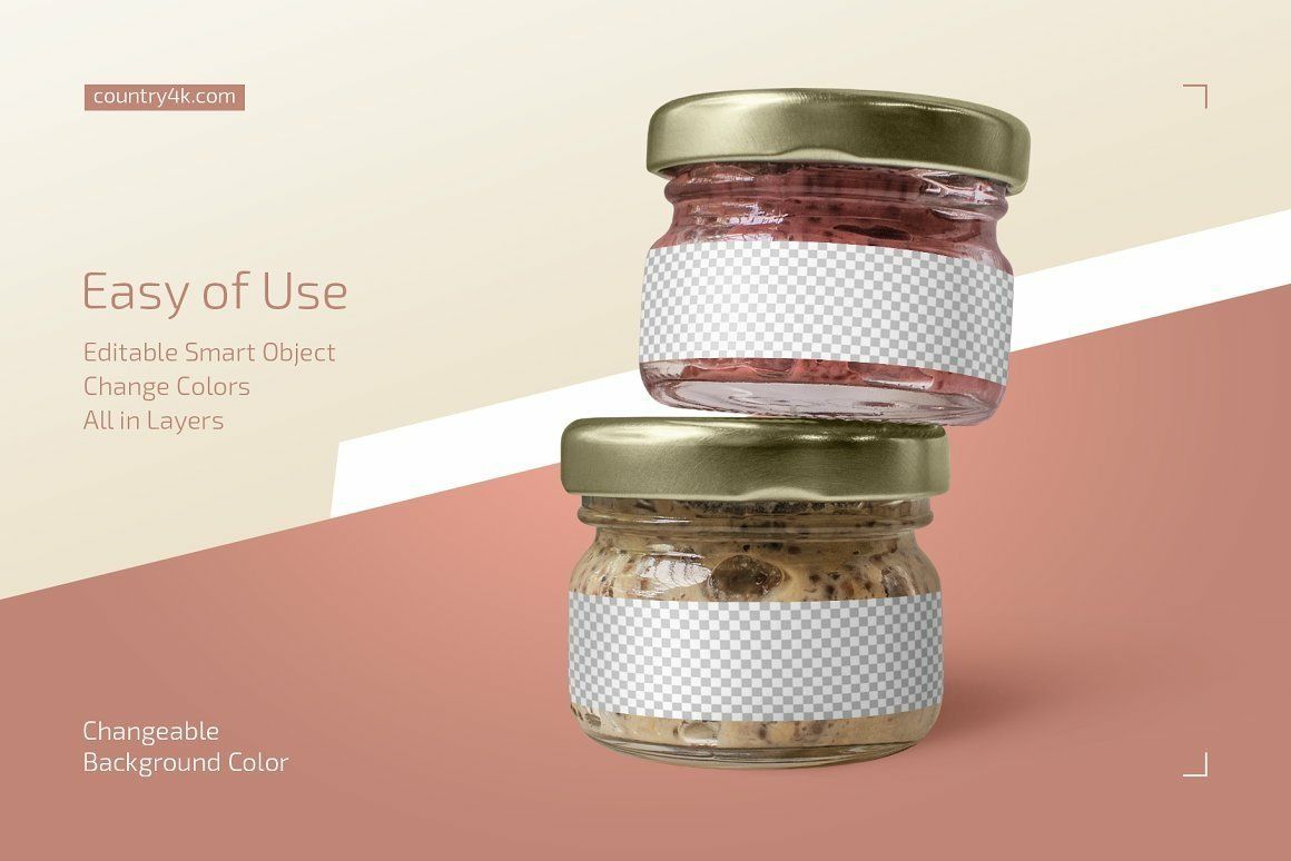 Glass Jars Mockup Set