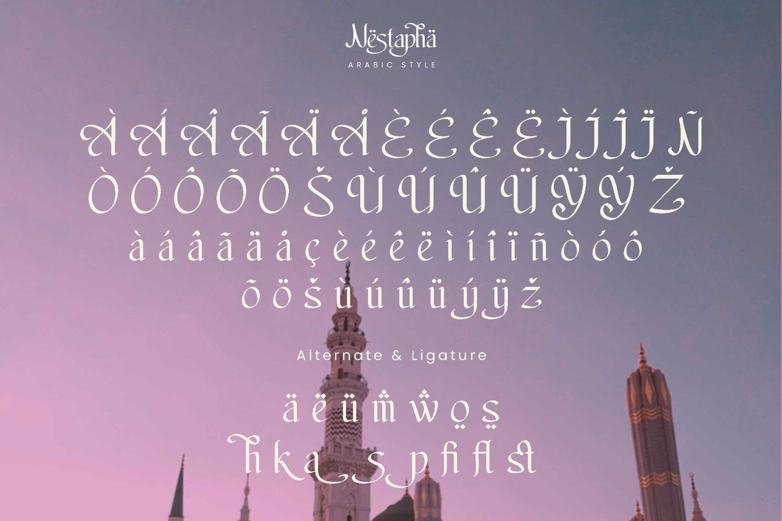 Nestapha - Arabic Display Font — image 9