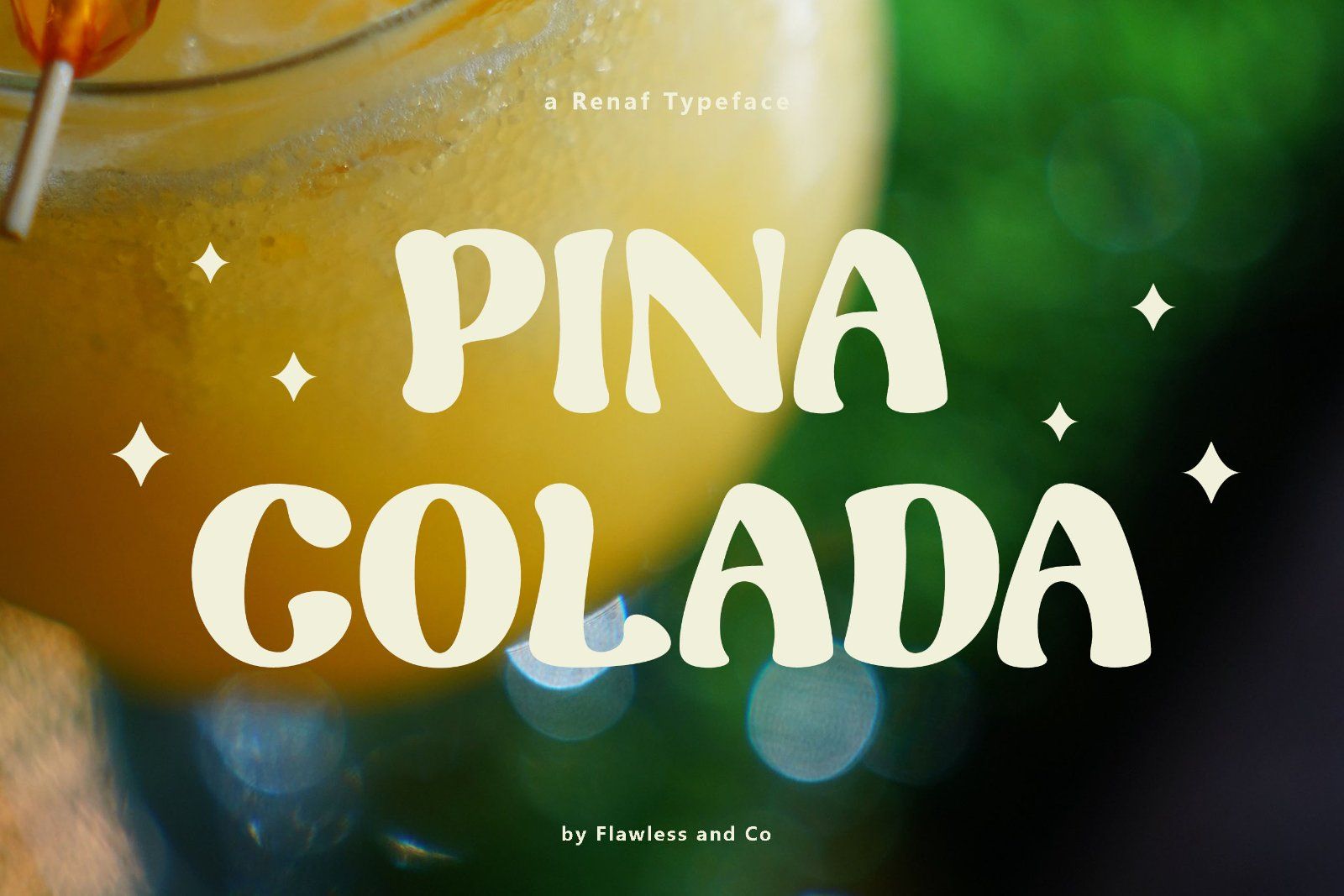 Renaf - Groovy Retro Display Font — image 3