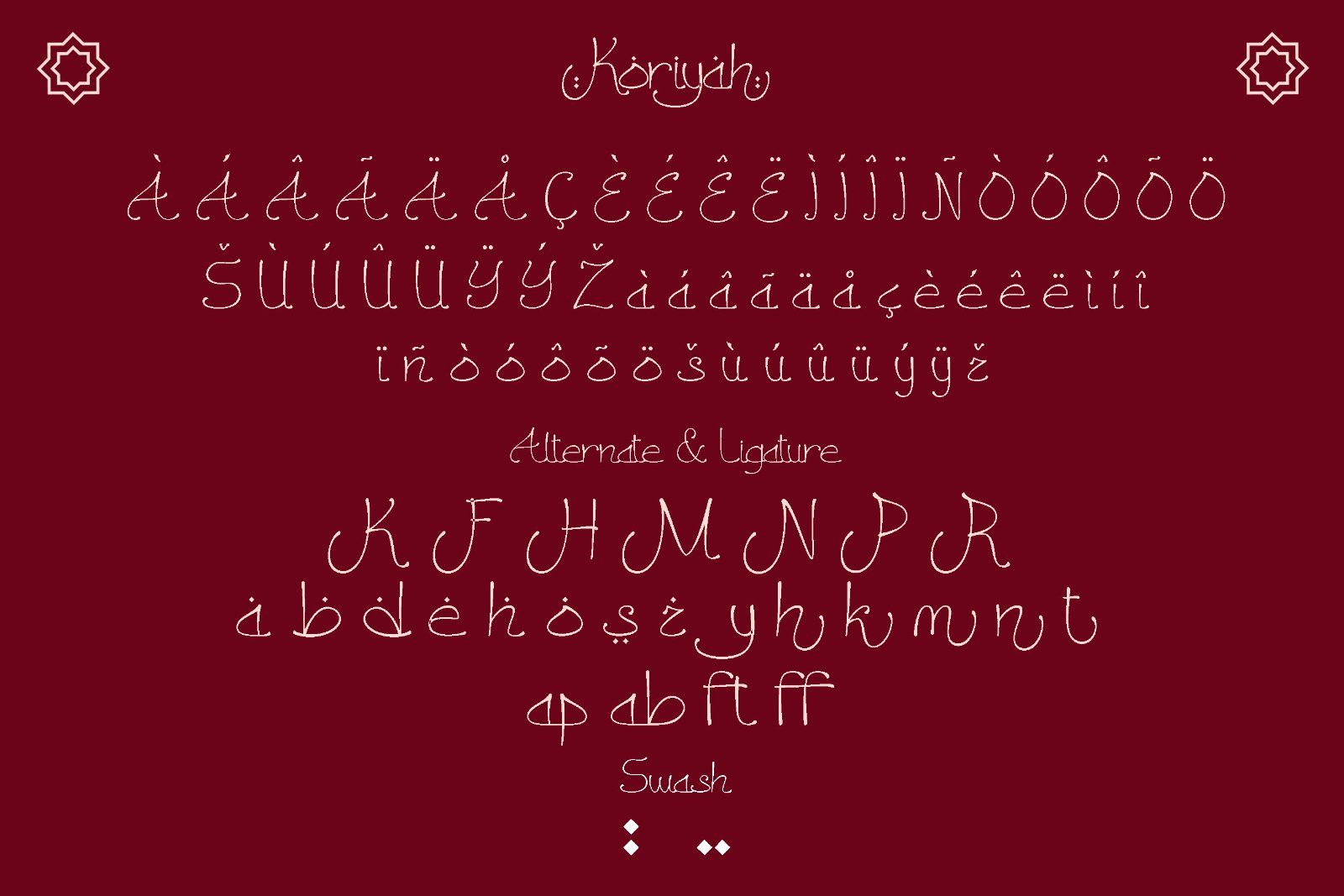 Koriyah - Arabic Display Font — image 10