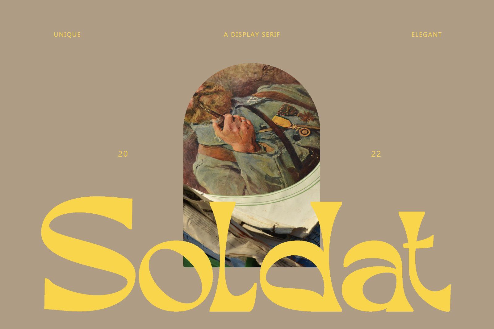 Broca - Unique Dsiplay Serif Font — image 5