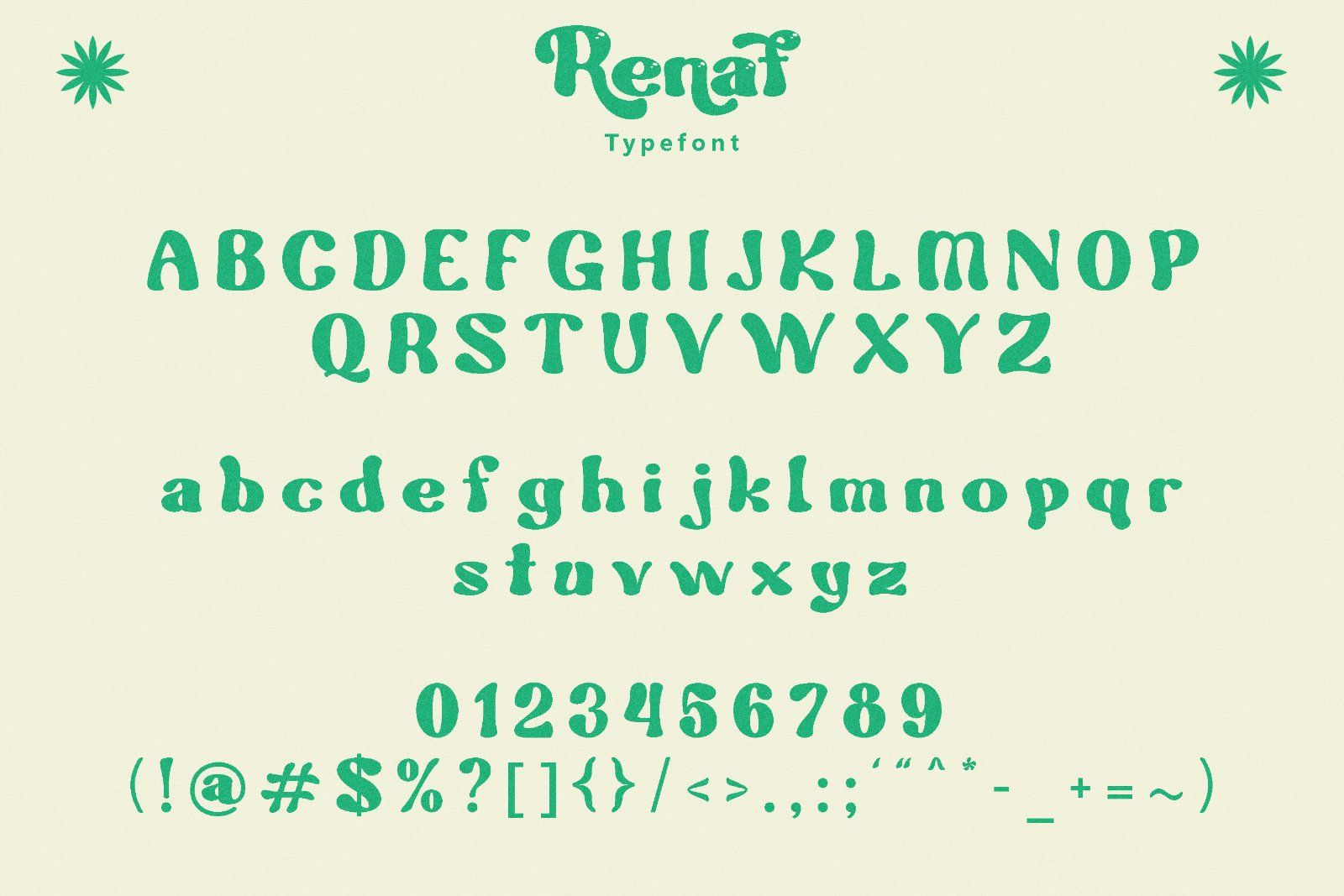 Renaf - Groovy Retro Display Font — image 8
