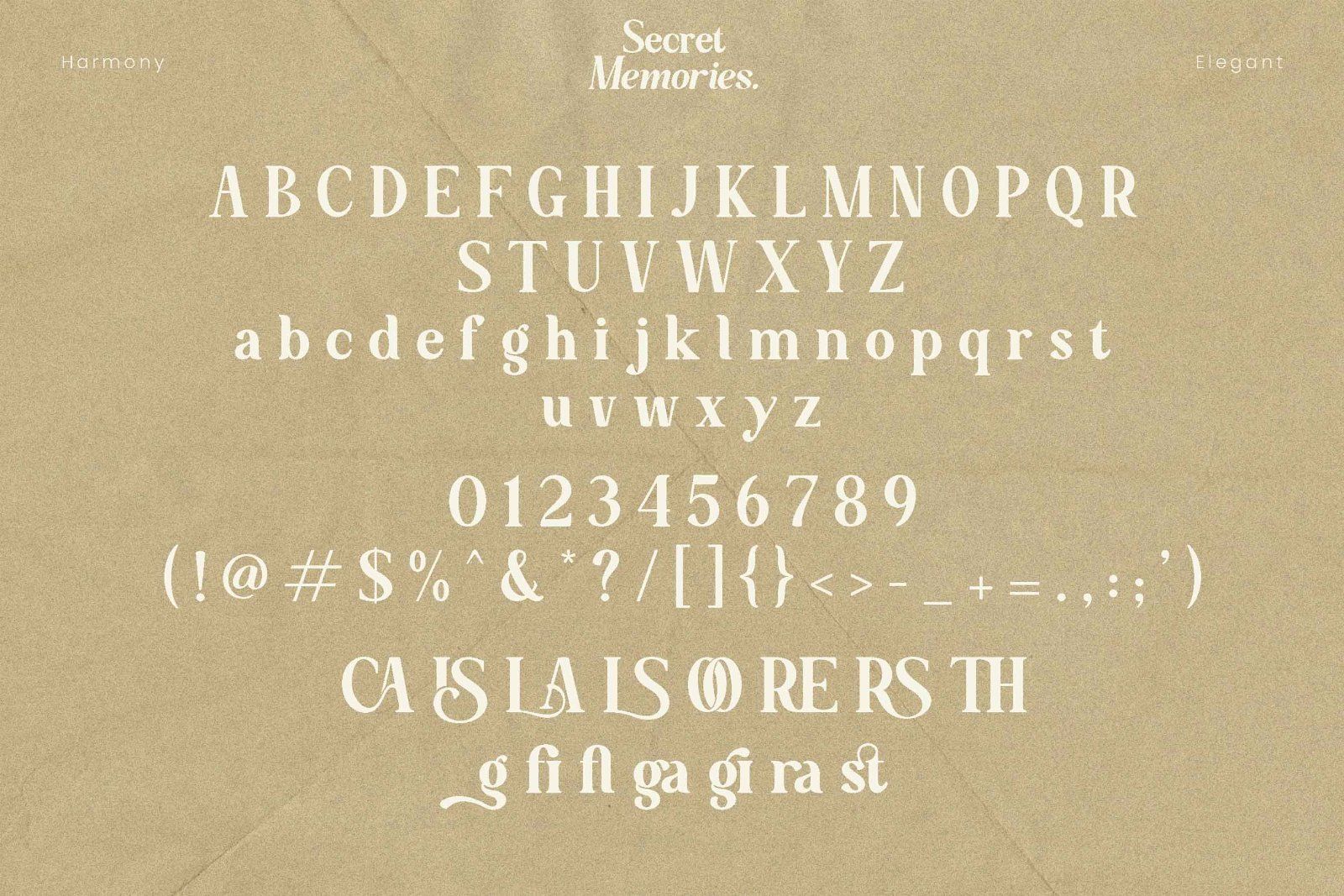 Secret Memories - Beautiful Serif Font — image 9