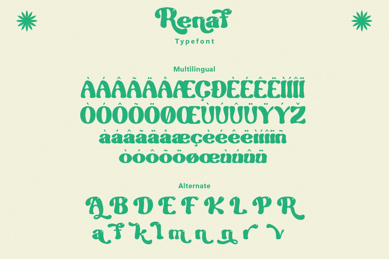 Renaf - Groovy Retro Display Font — image 10