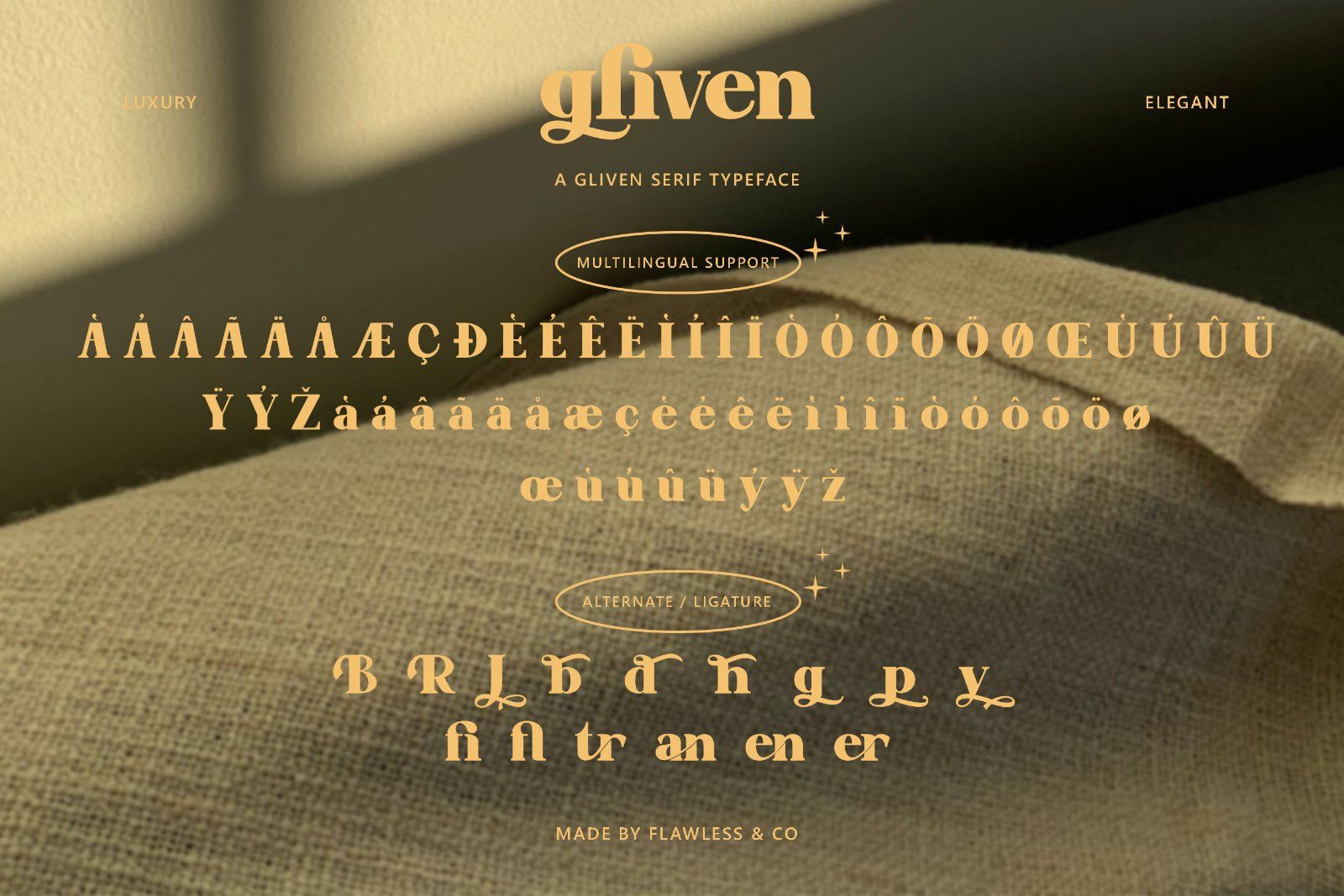 Gliven - Elegant Retro Serif Font — image 10