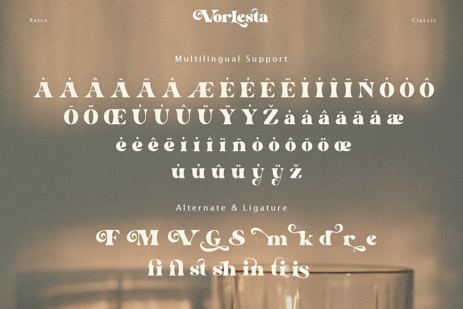 Vorlesta - Beautiful Retro Serif Font — image 9