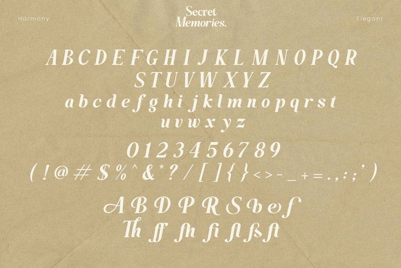 Secret Memories - Beautiful Serif Font — image 10