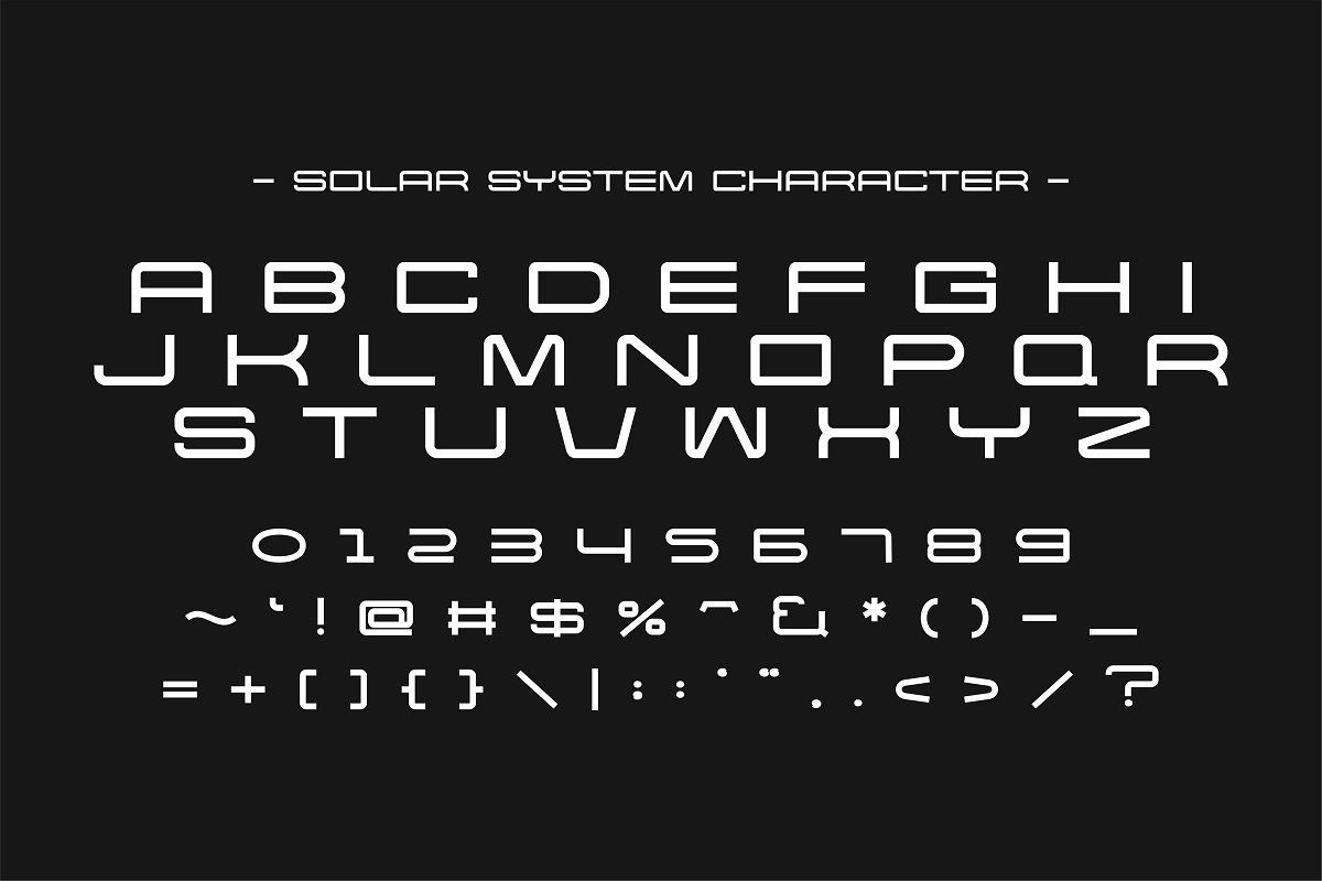 Solar System - Futuristic Font — image 5