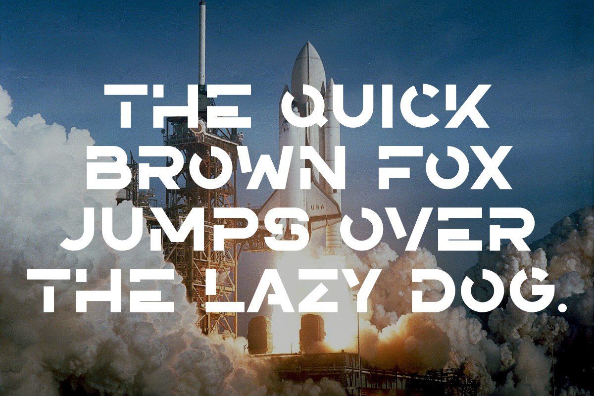 Space Break - Modern Futuristic Font — image 6