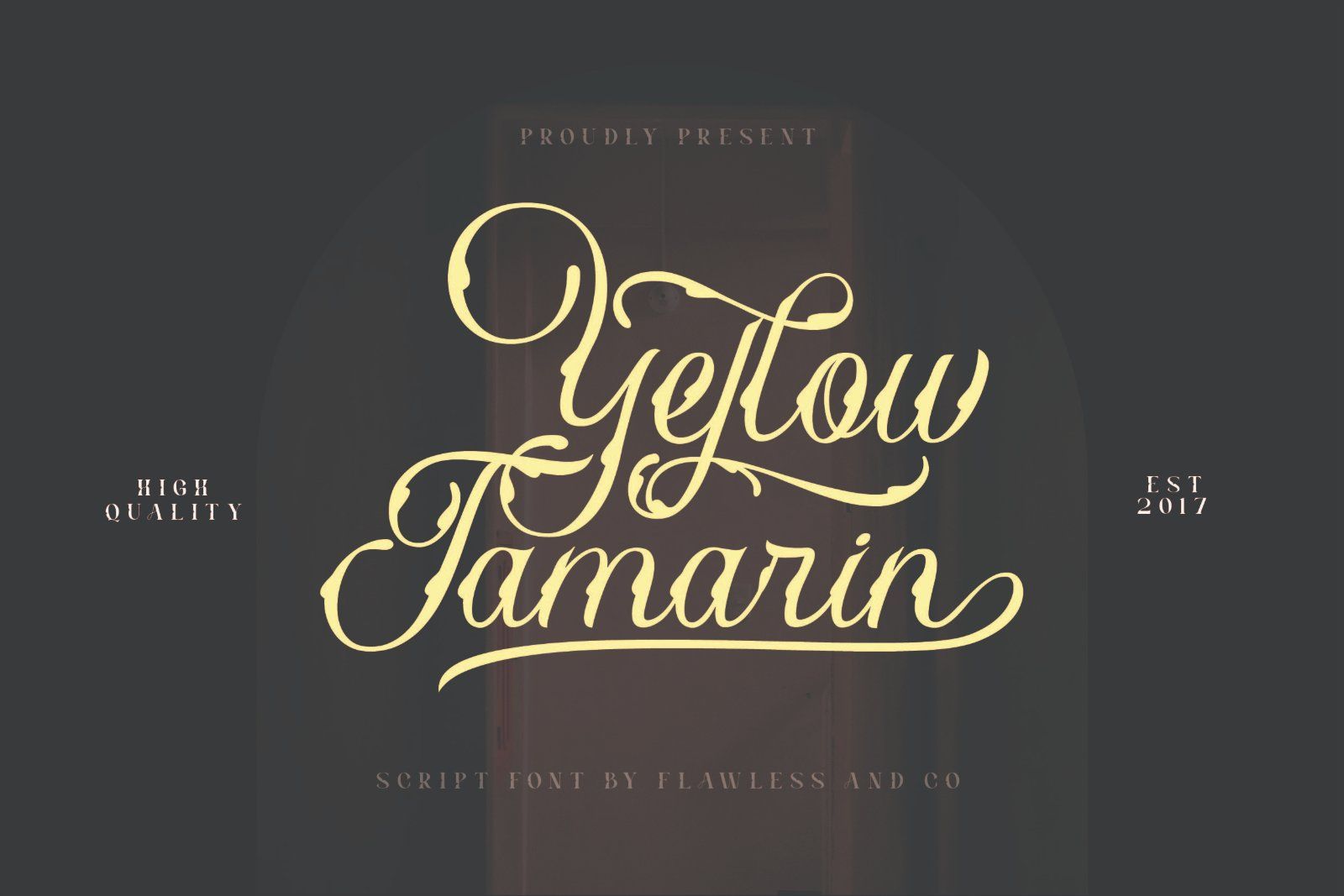Yellow Tamarin - Modern Blackletter Font — image 1