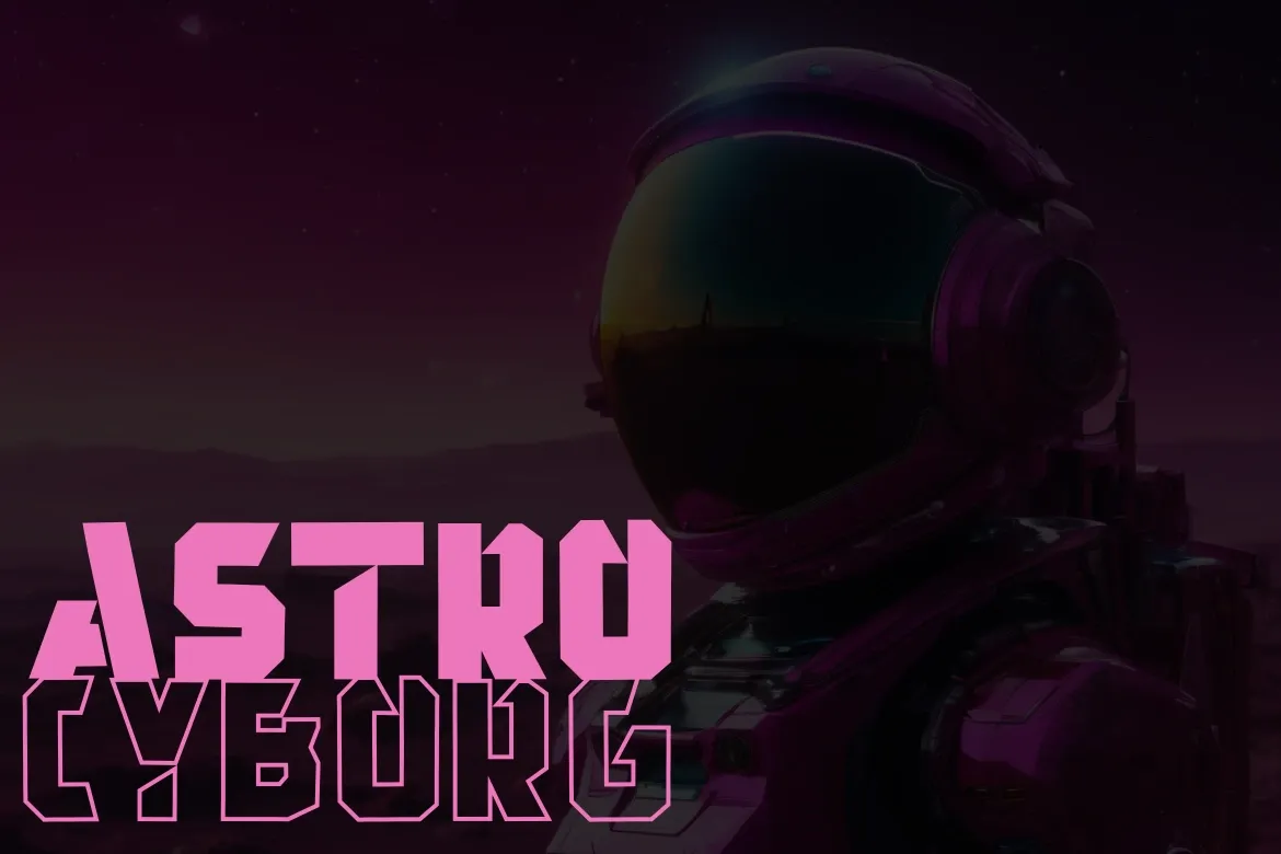 AeroForce Futuristic Font — image 5