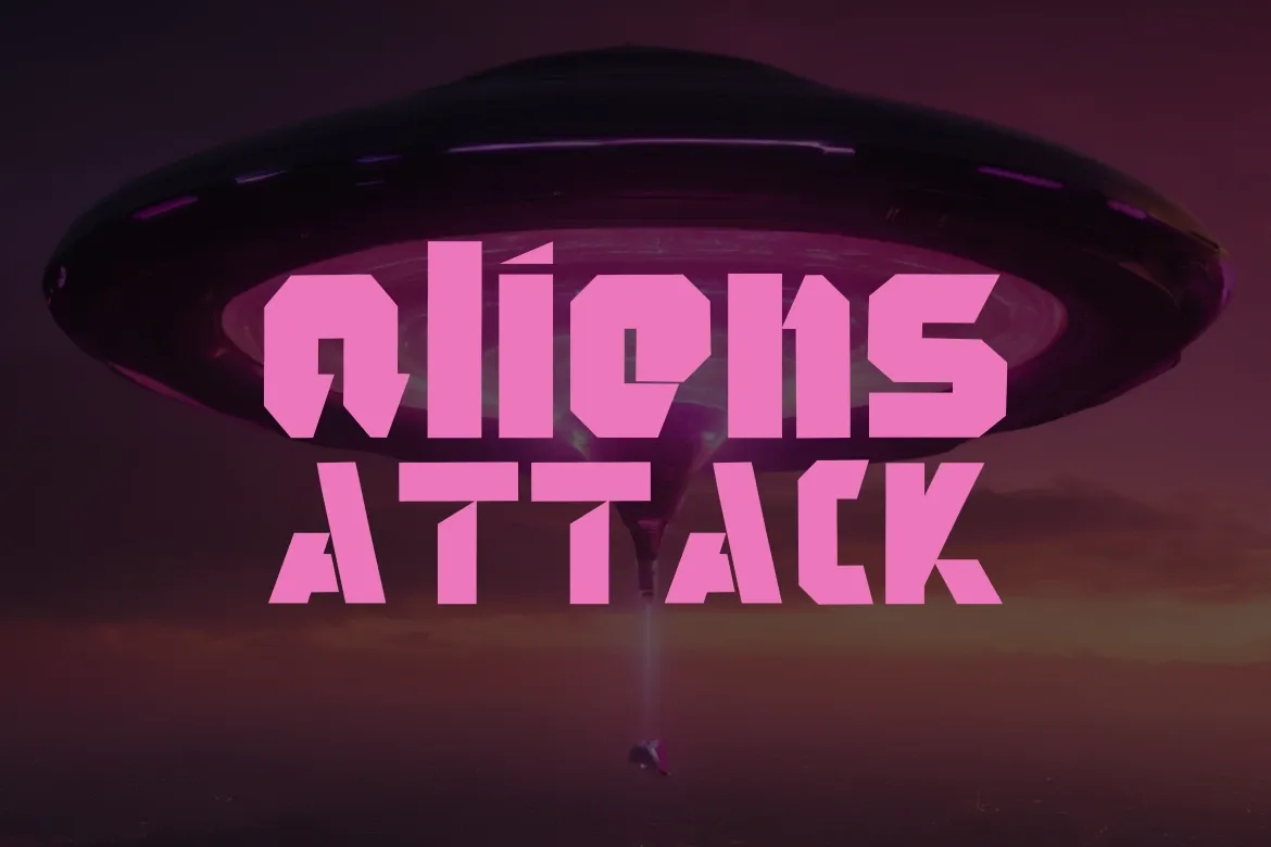 AeroForce Futuristic Font — image 6