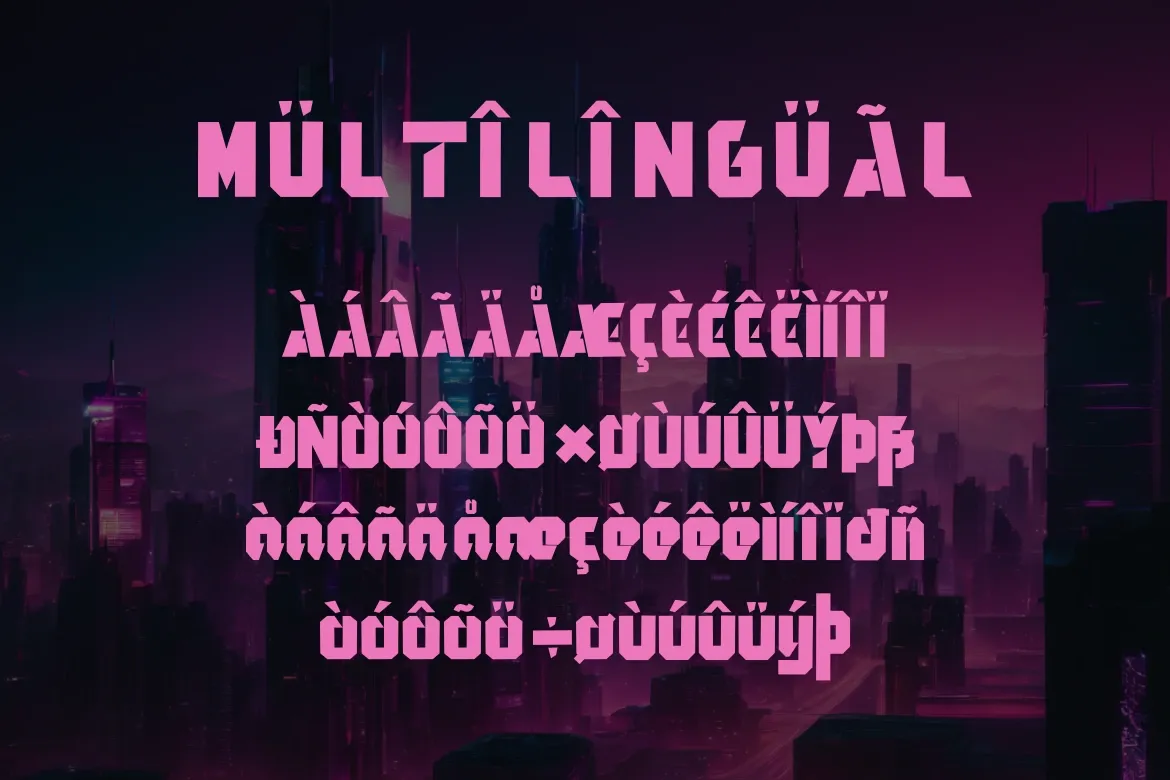 AeroForce Futuristic Font — image 11
