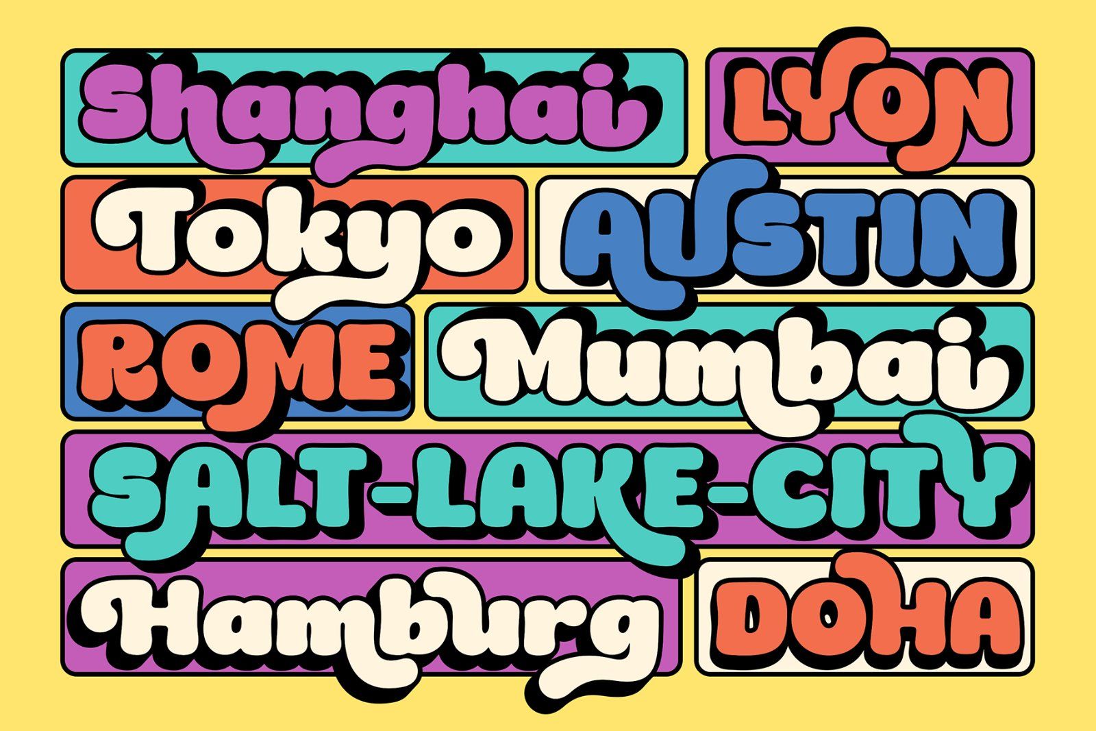 Dinfest Bold - Retro Font — image 3