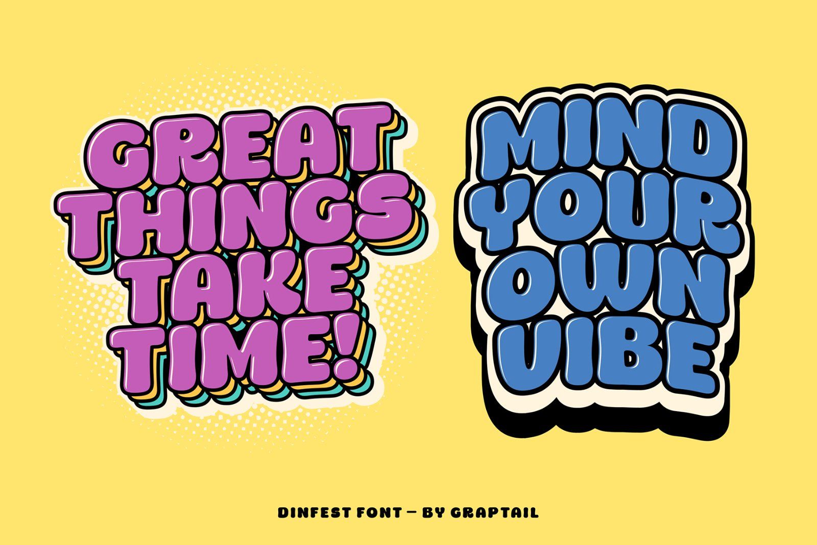 Dinfest Bold - Retro Font — image 5