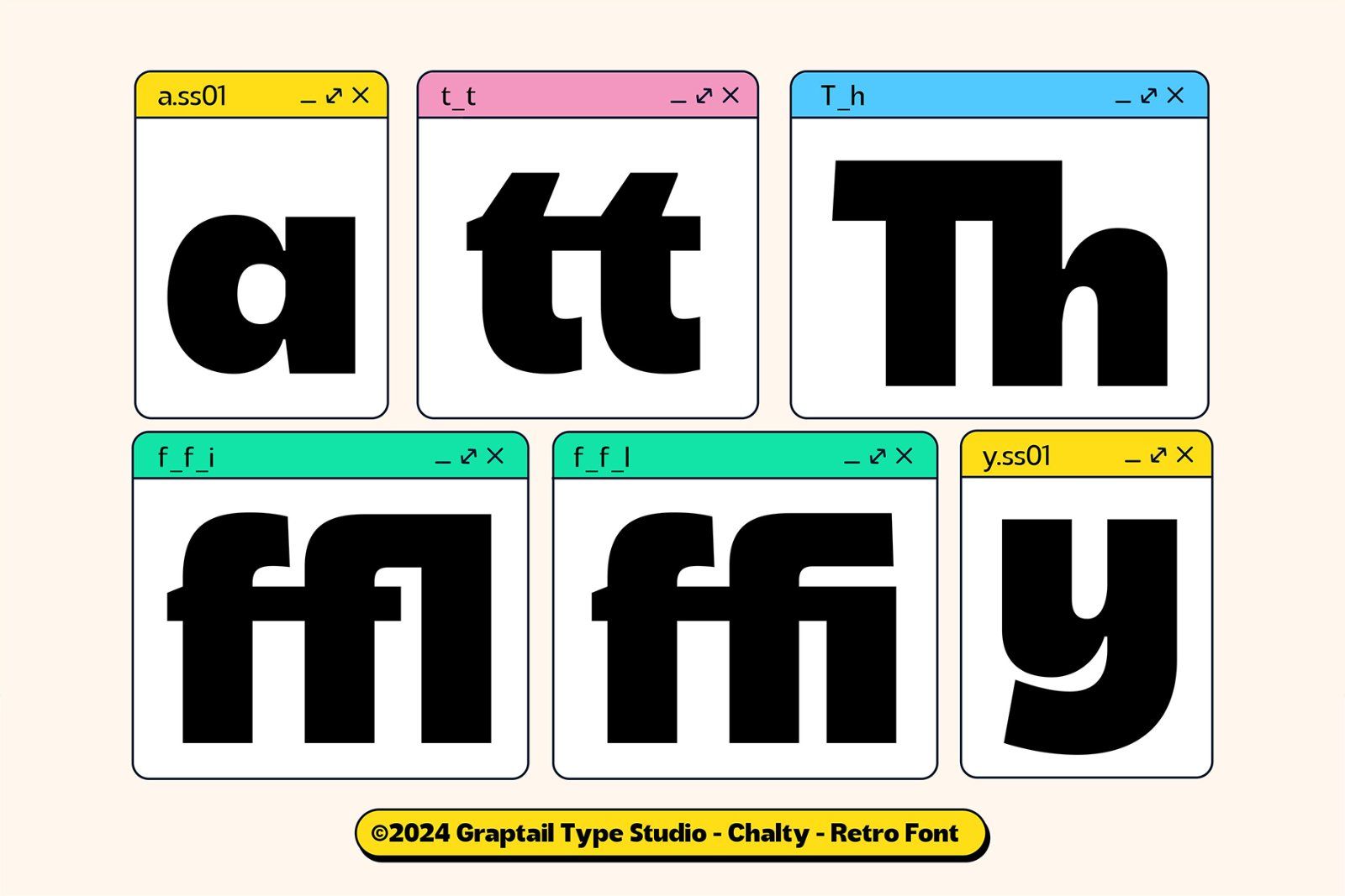 Chalty - Retro Font Family — image 6