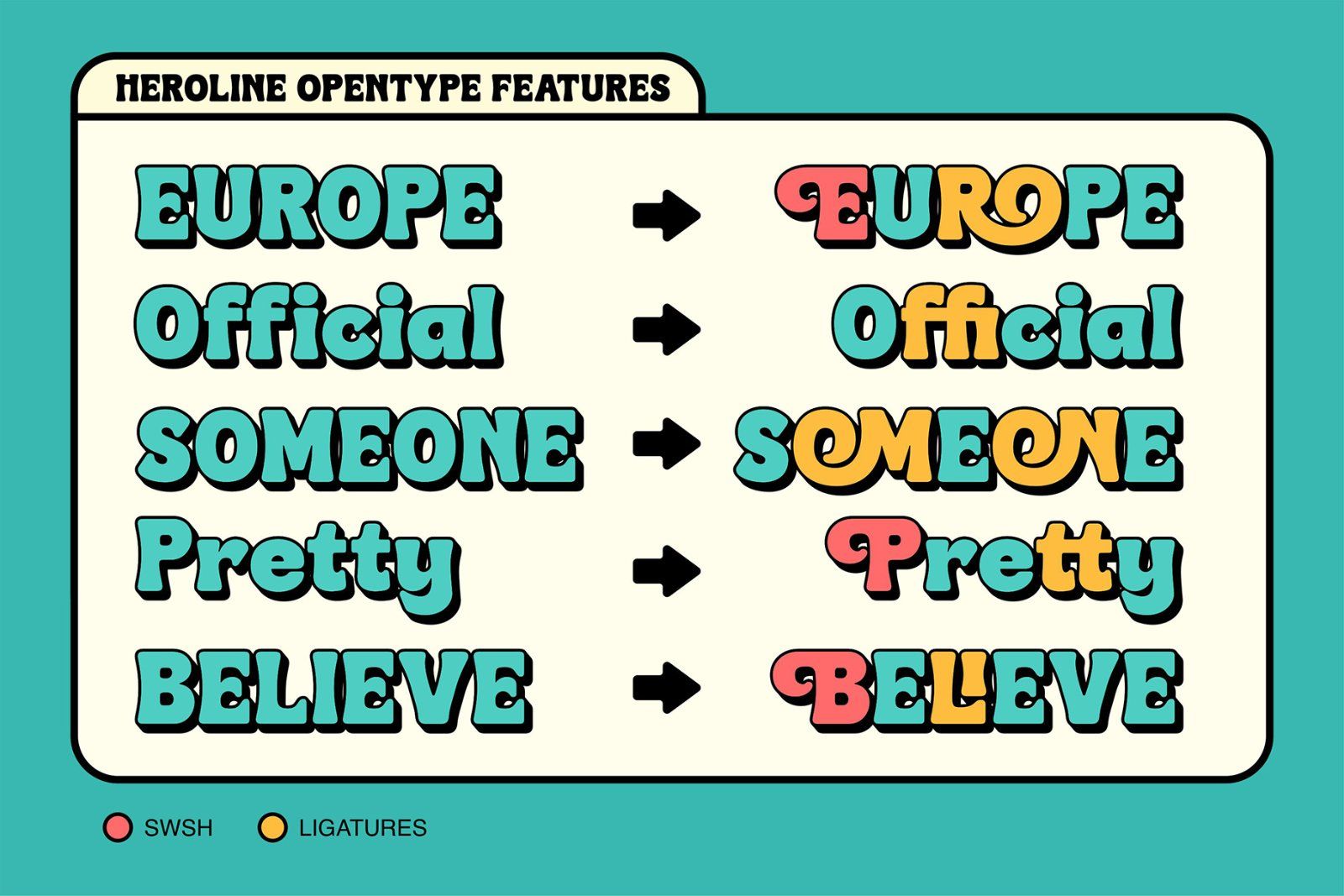 Heroline - Retro Font — image 7