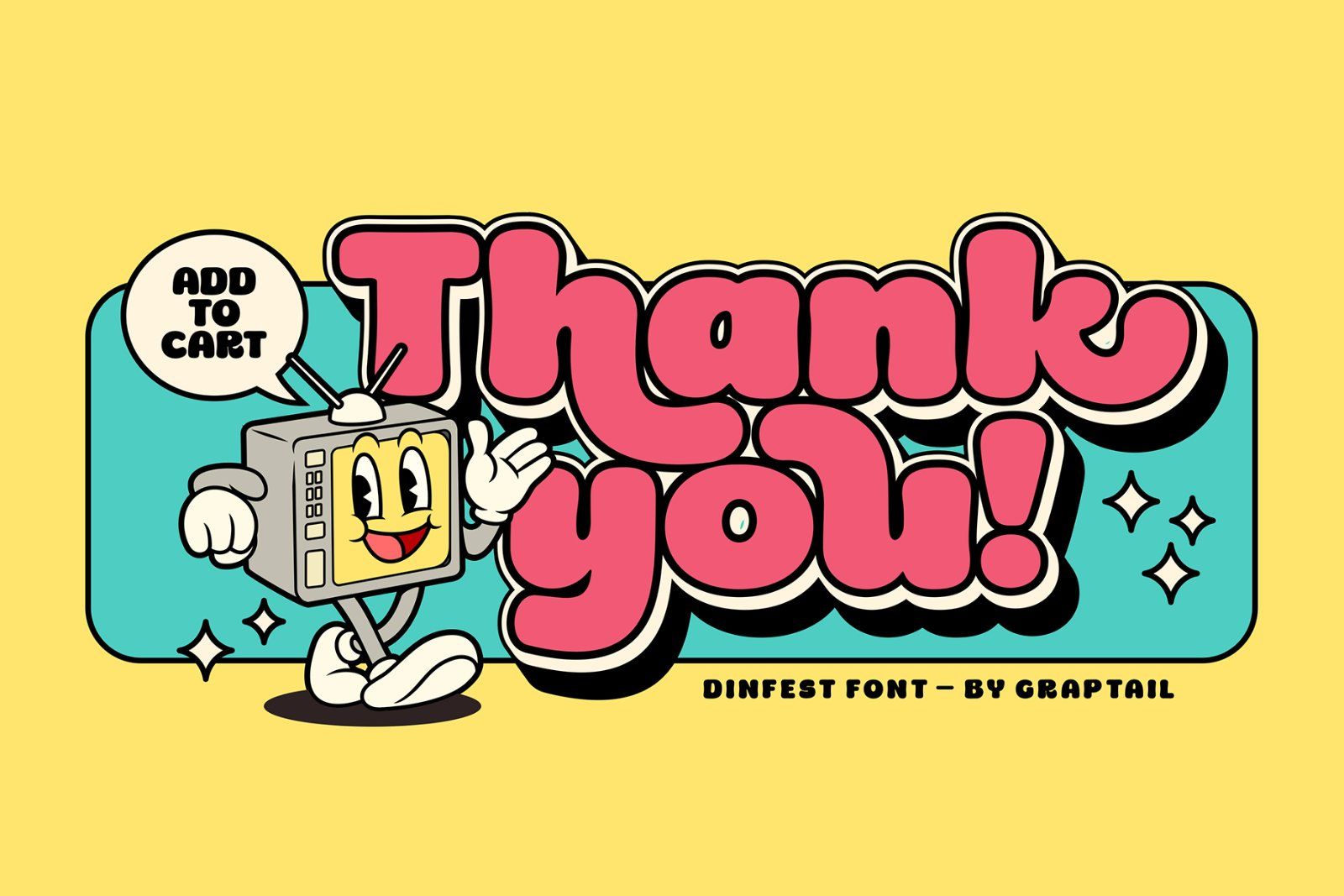 Dinfest Bold - Retro Font — image 8