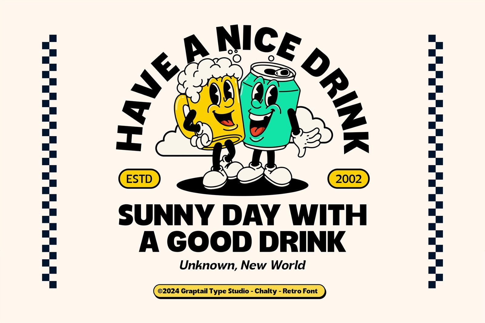 Chalty - Retro Font Family — image 12